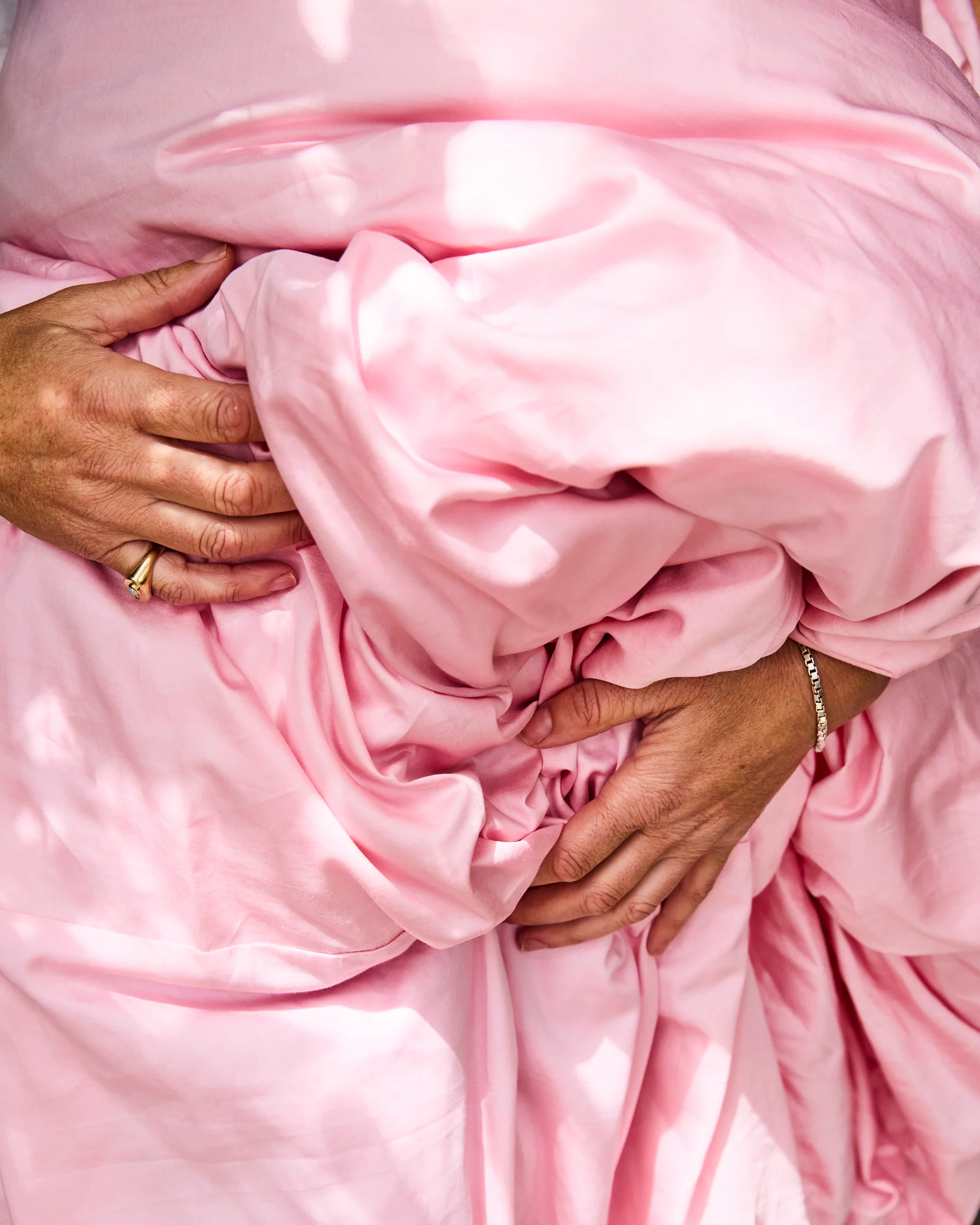 Glow In Marshmallow Bamboo Cotton Fitted Sheet - Image 4