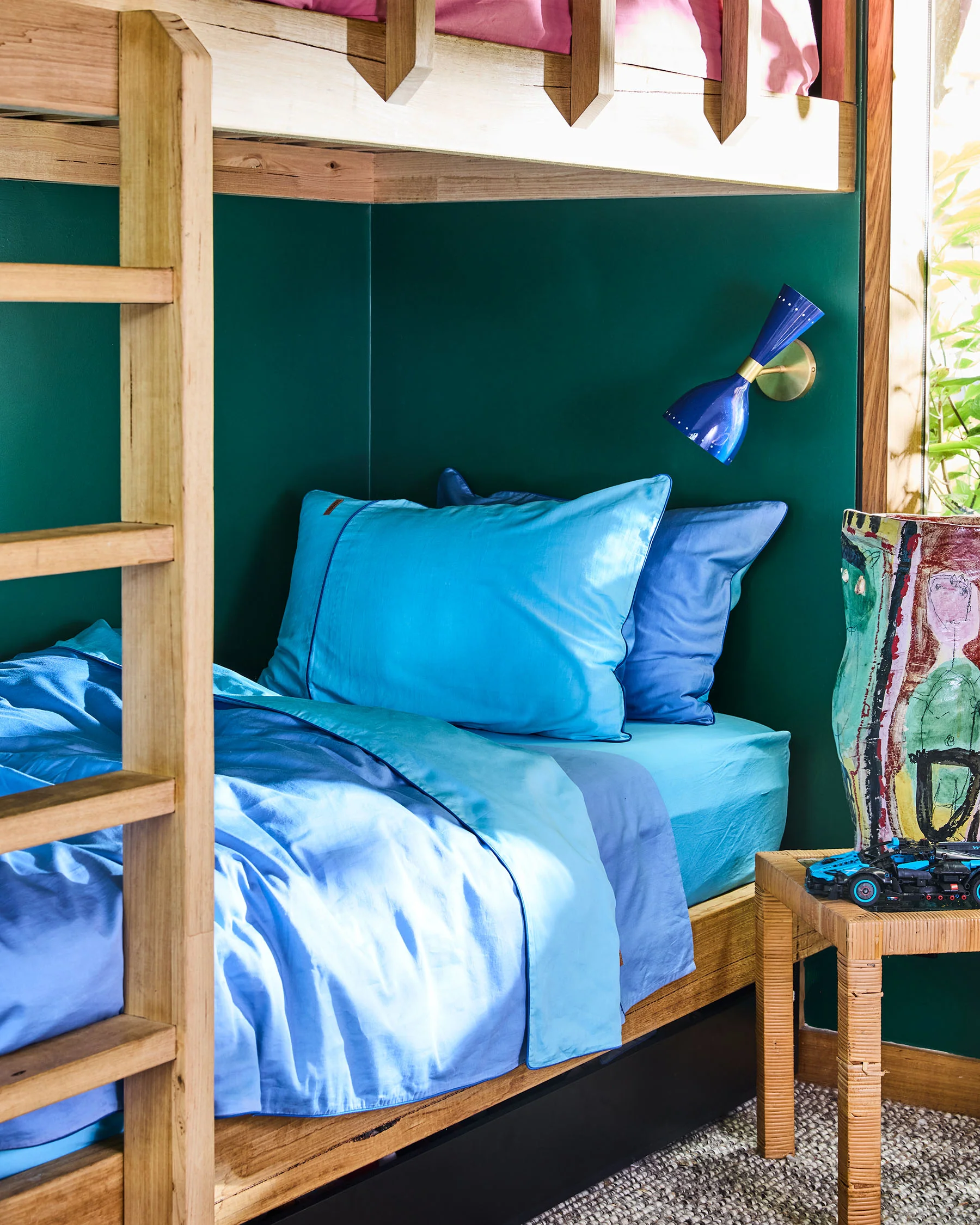 Glow In Sky Bamboo Cotton Fitted Sheet - Image 2