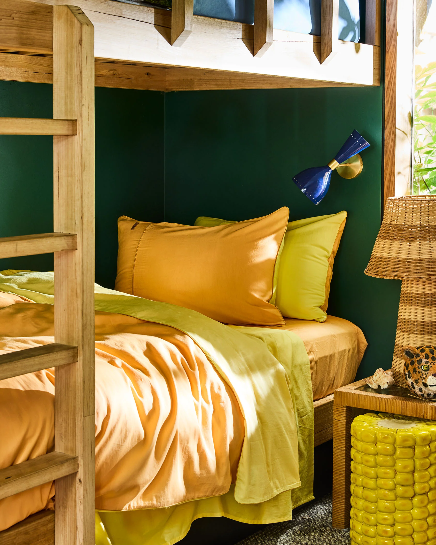 Glow In Yellow Bamboo Cotton Quilt Cover - Image 7