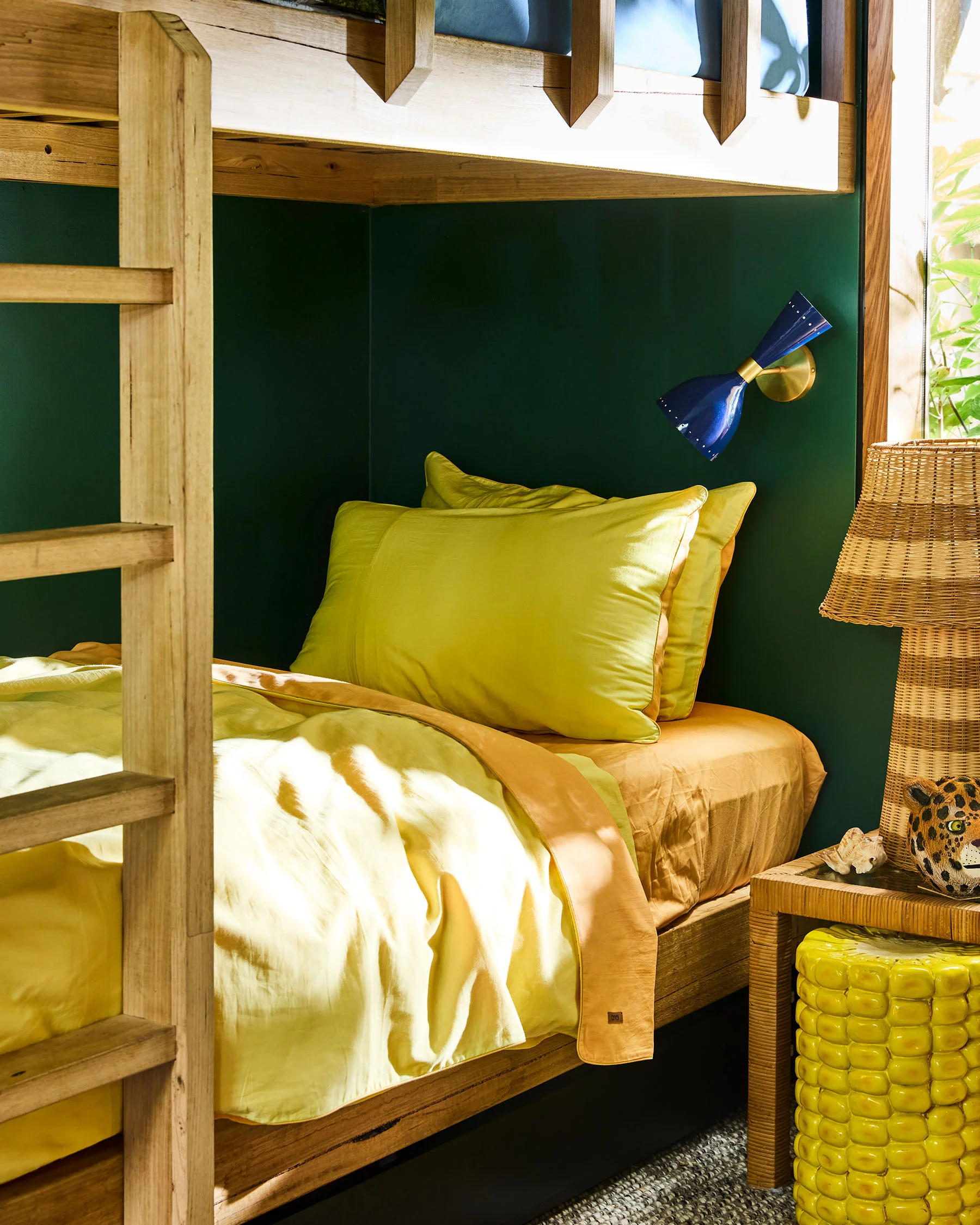 Glow In Yellow Bamboo Cotton Quilt Cover - Image 8