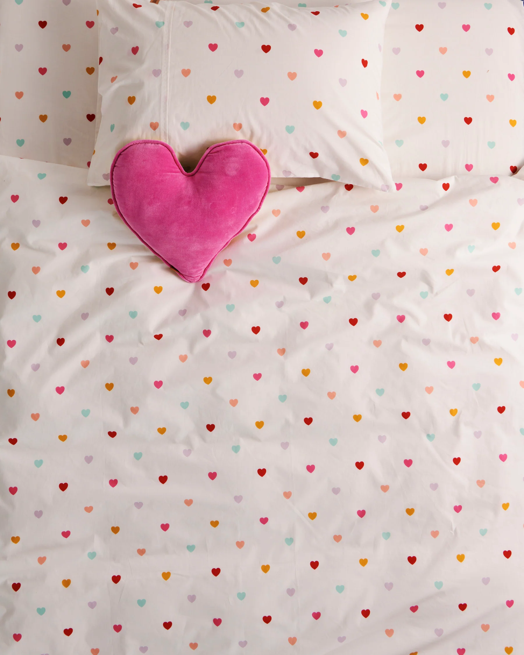 I Heart You Organic Cotton Fitted Sheet - Image 4