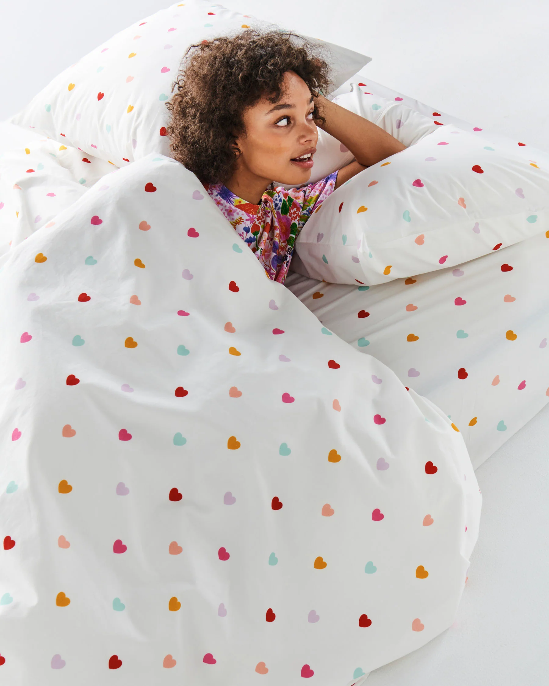 I Heart You Organic Cotton Fitted Sheet - Image 7
