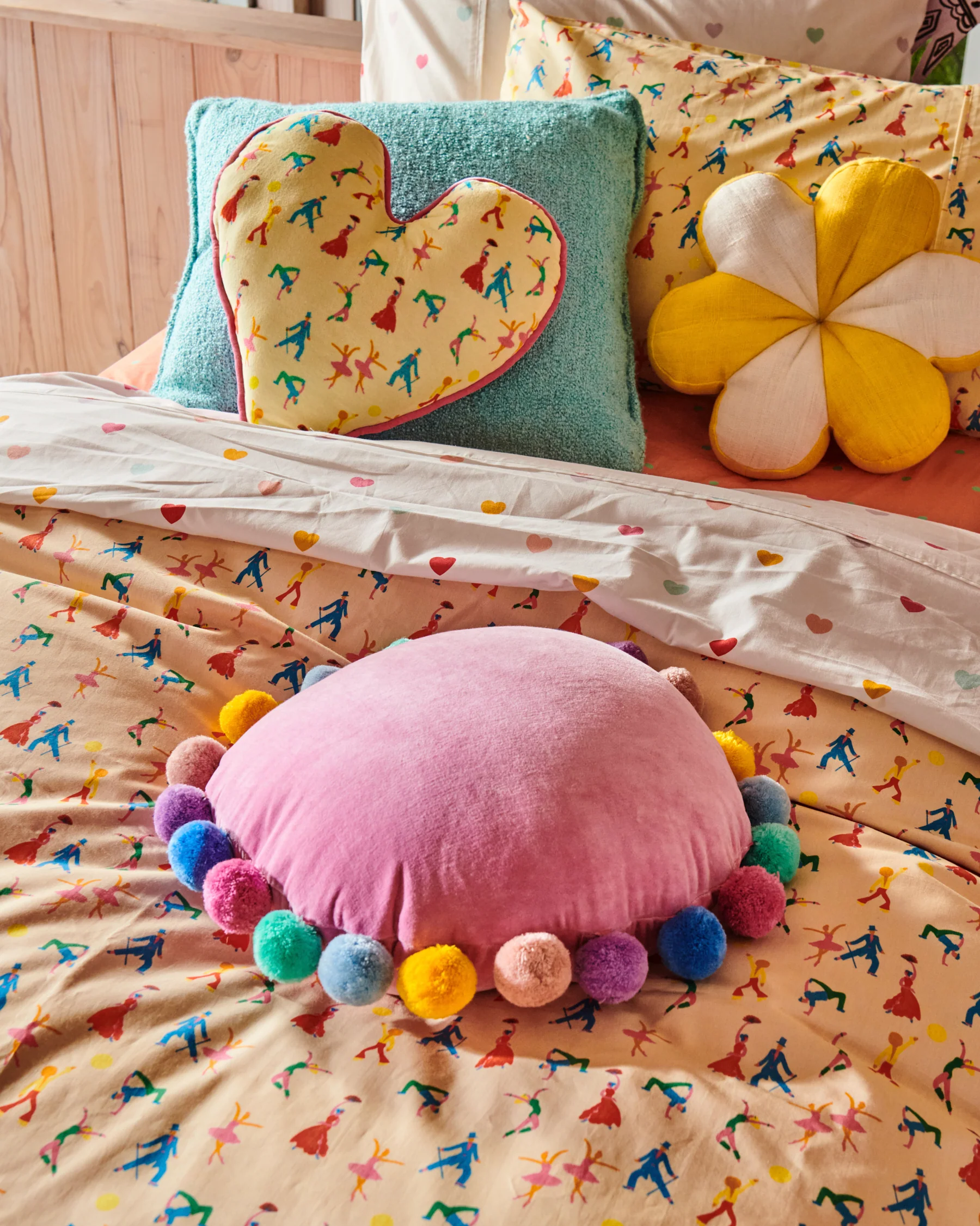 I Heart You Organic Cotton Flat Sheet - Image 6