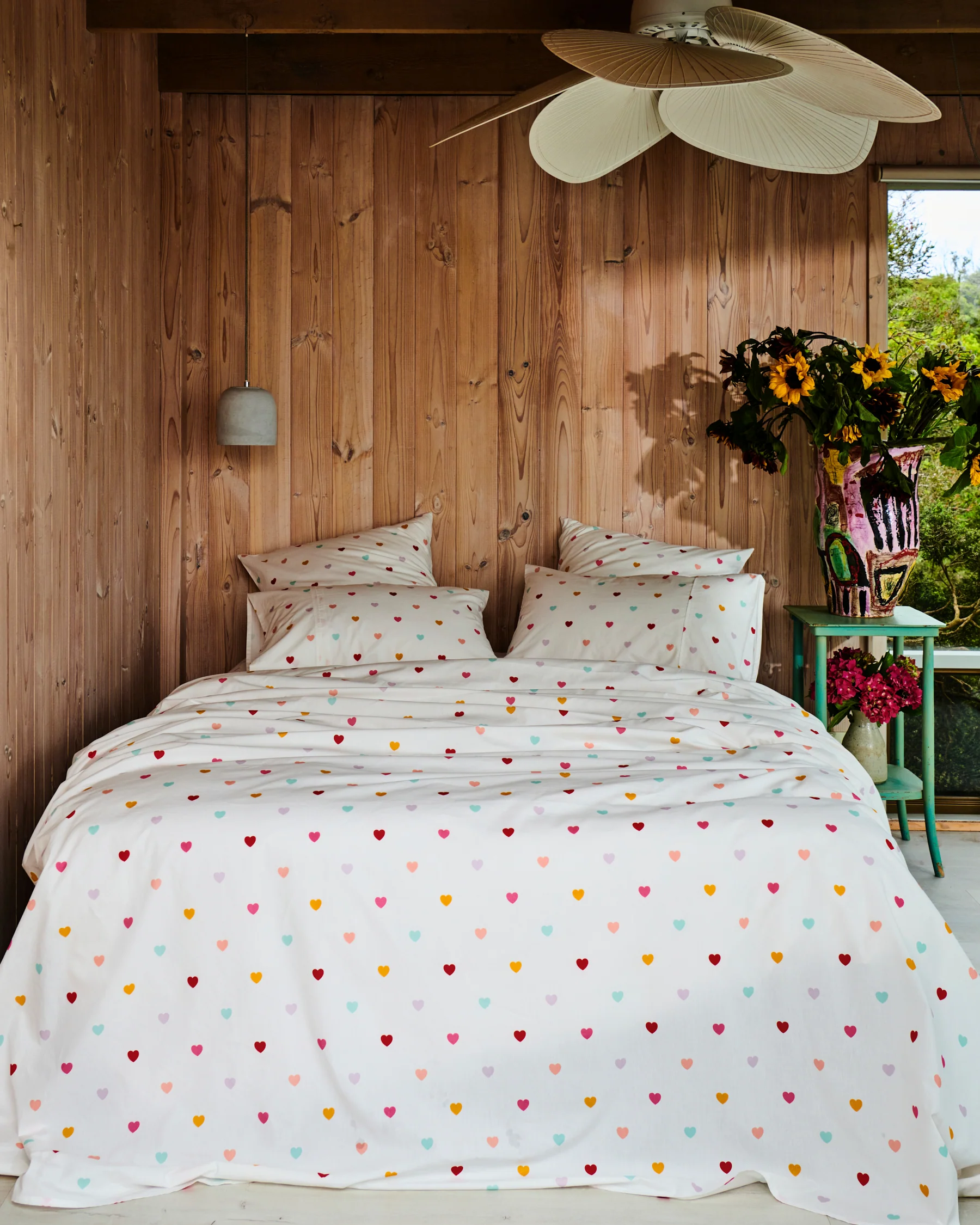 I Heart You Organic Cotton Pillowcases - Image 4