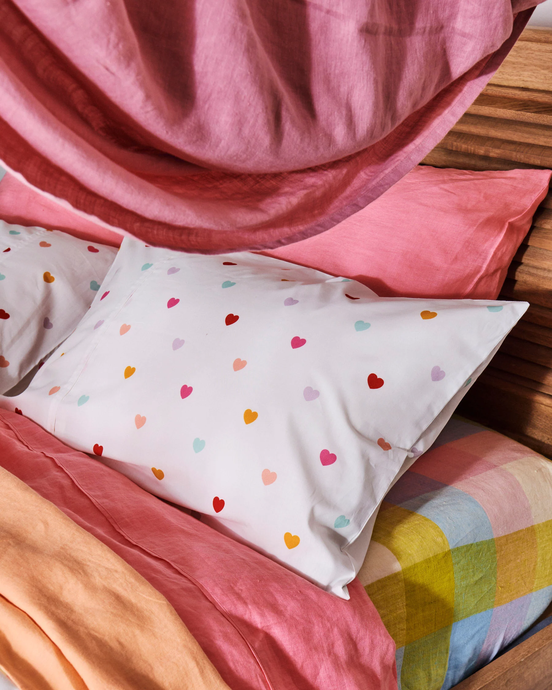 I Heart You Organic Cotton Pillowcases - Image 7