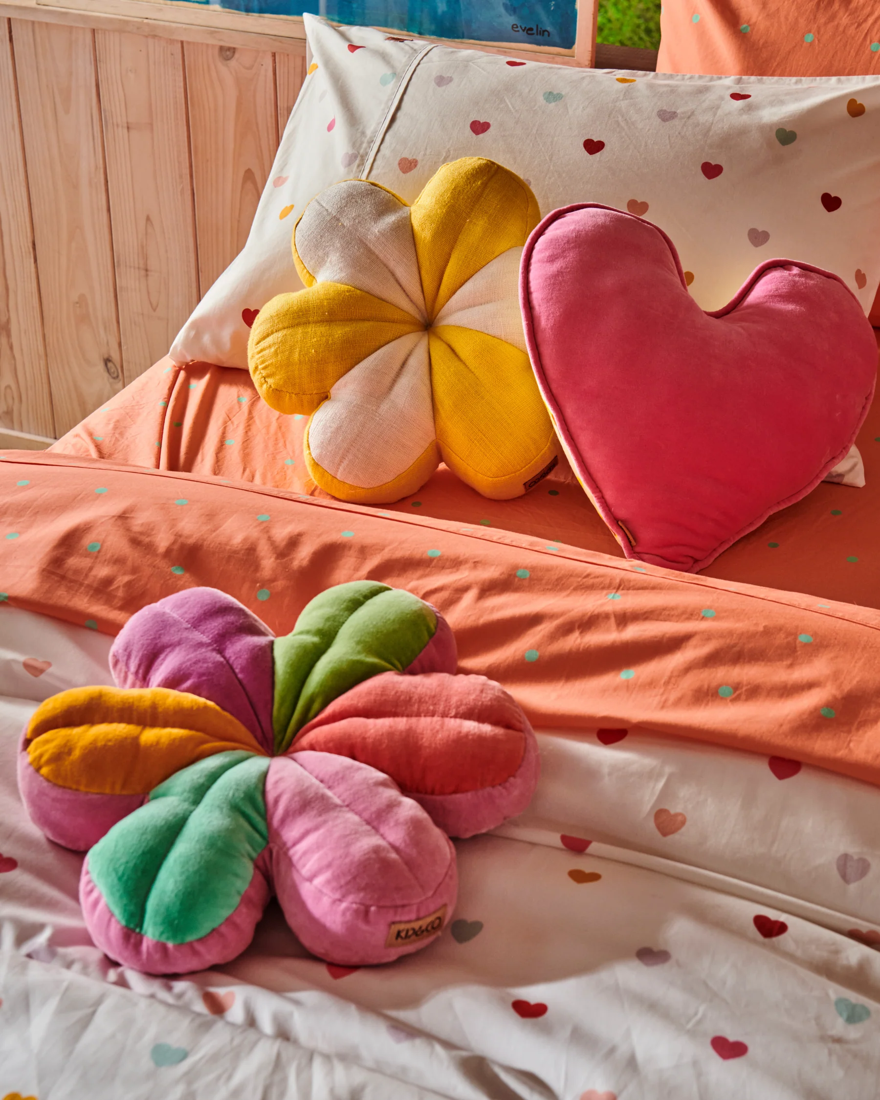 I Heart You Organic Cotton Pillowcases - Image 9