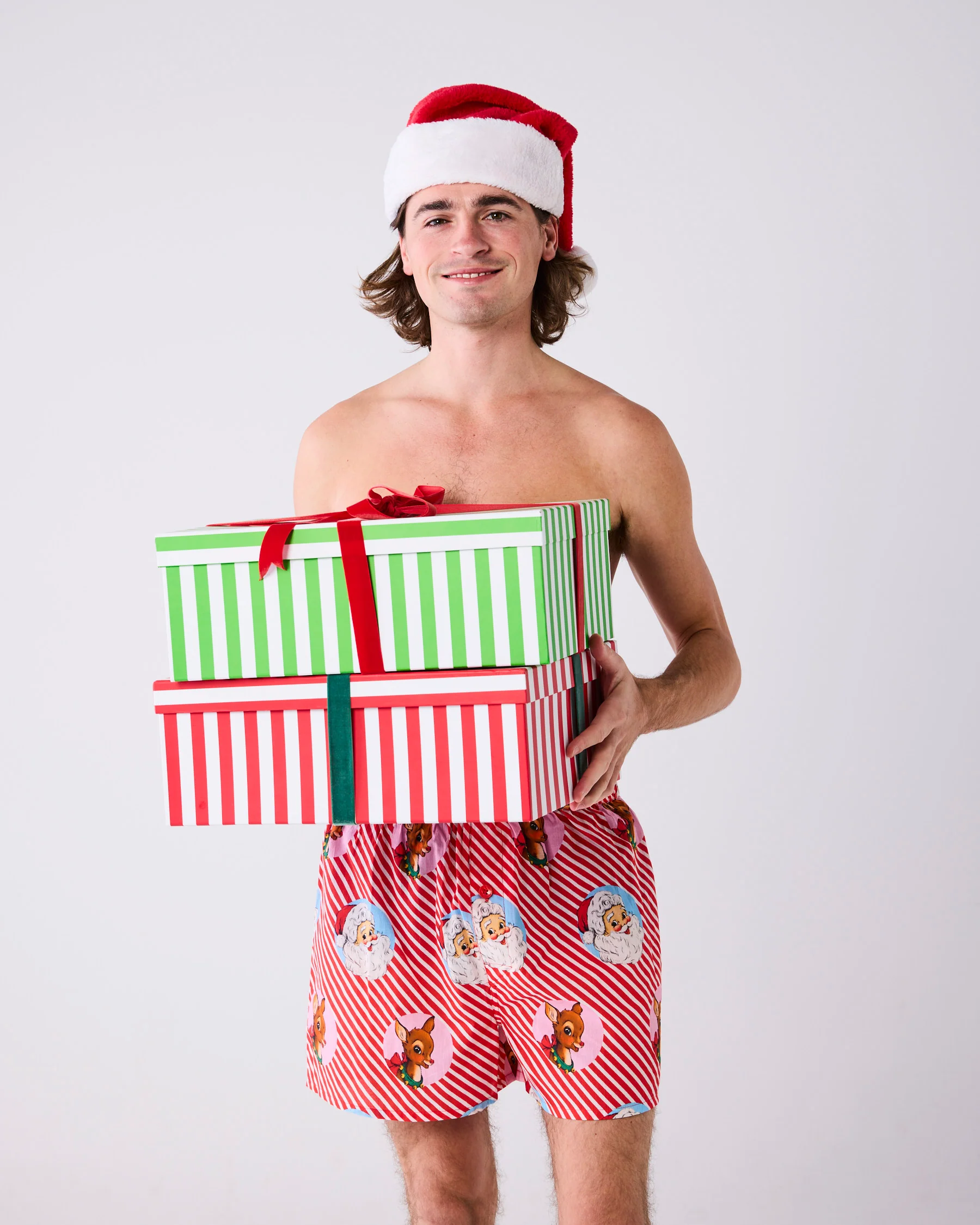 I Love Christmas Spot Men's Organic Cotton Pyjama Short - Image 6