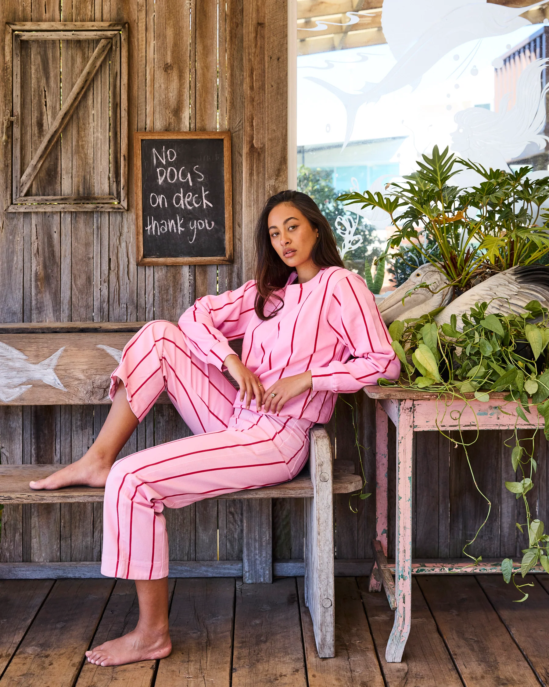 Iced Vovo Stripe Adult Organic Cotton Sweater - Image 2