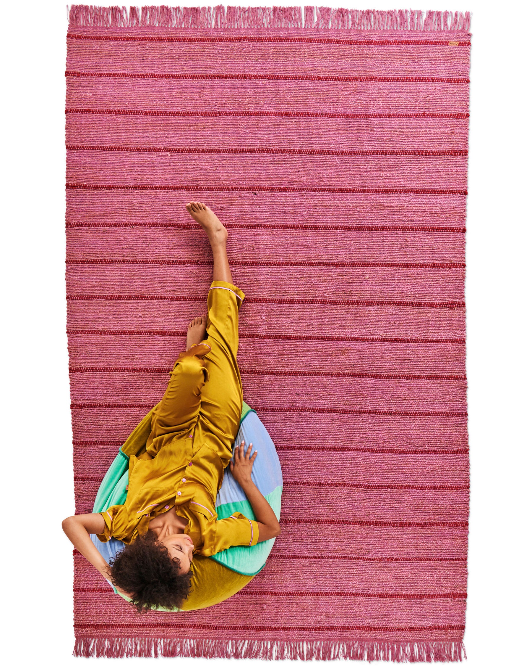 Iced Vovo Stripe Jute Rug - Image 9