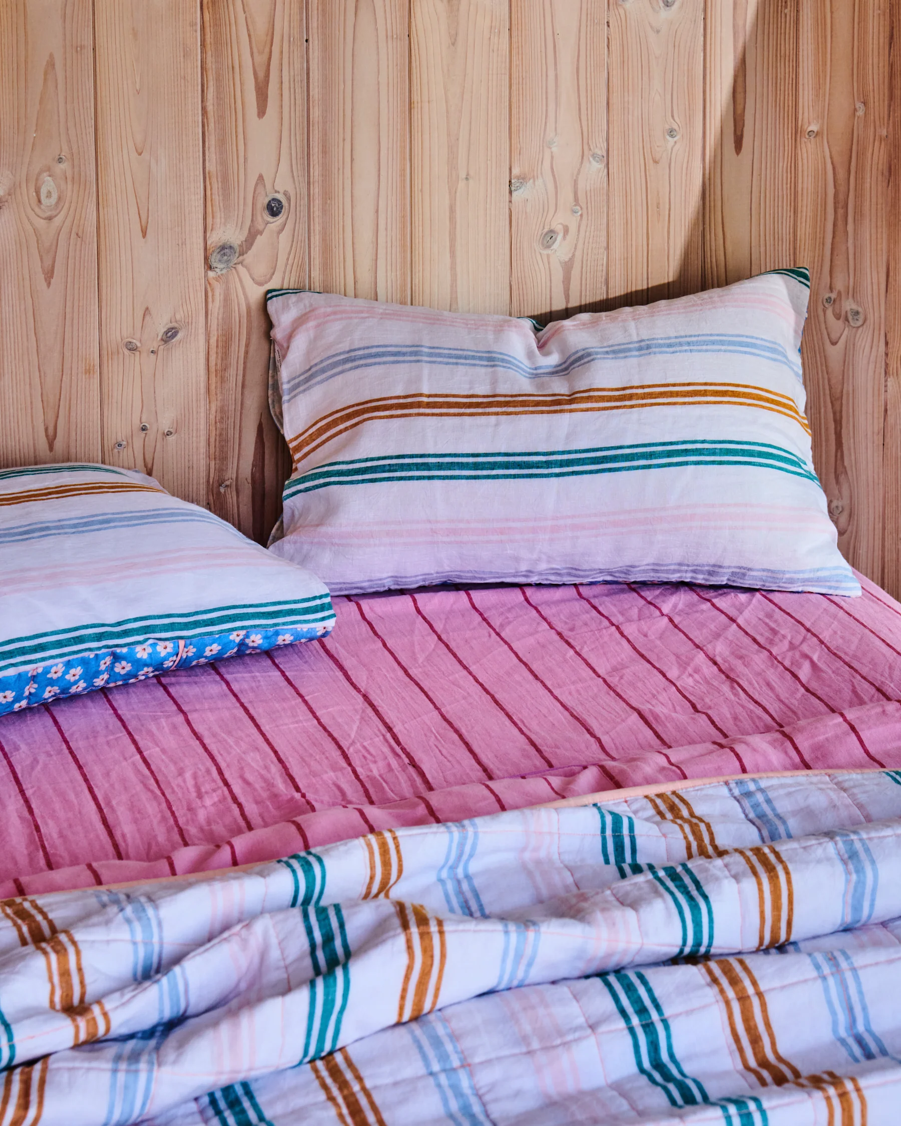 Iced Vovo Stripe Linen Fitted Sheet (US) - Image 4