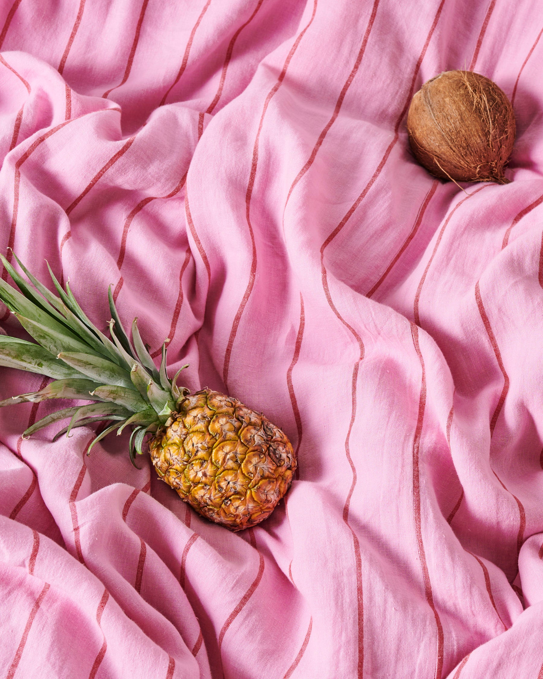 Iced Vovo Stripe Linen Fitted Sheet (US) - Image 7