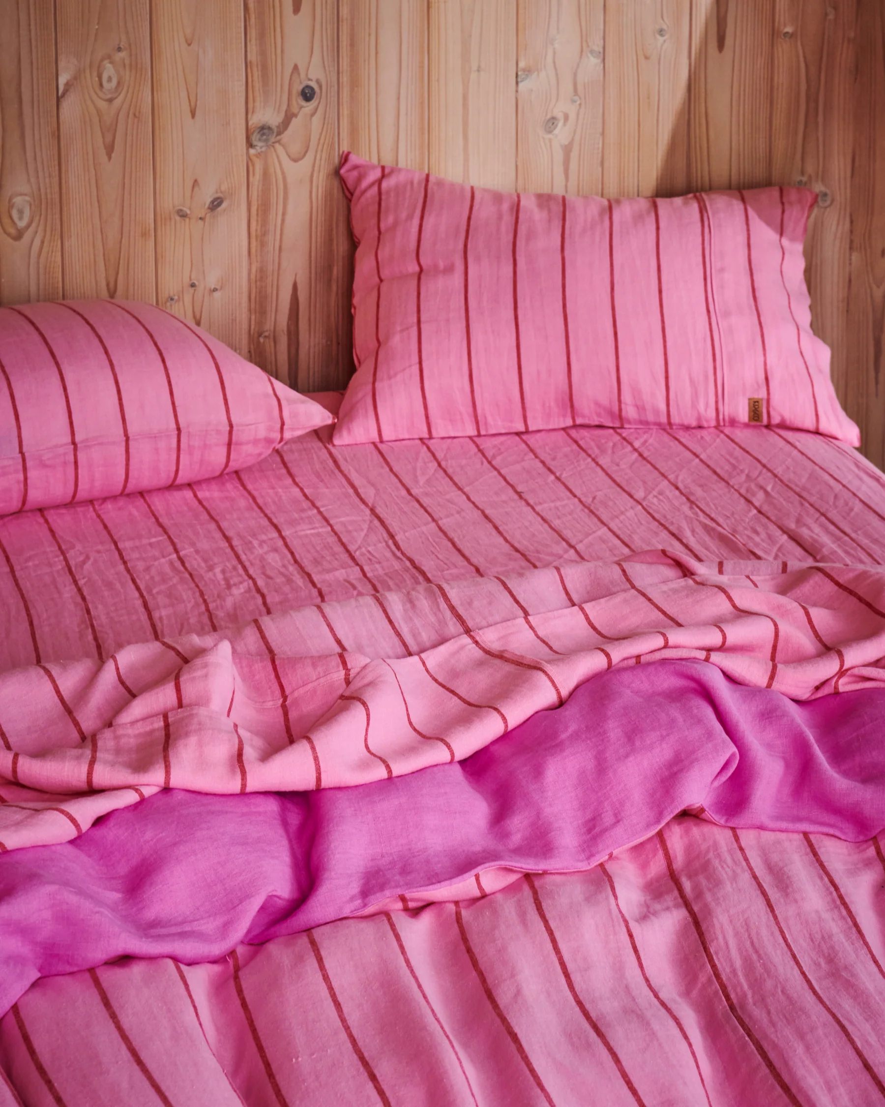 Iced Vovo Stripe Linen Pillowcases - Image 2