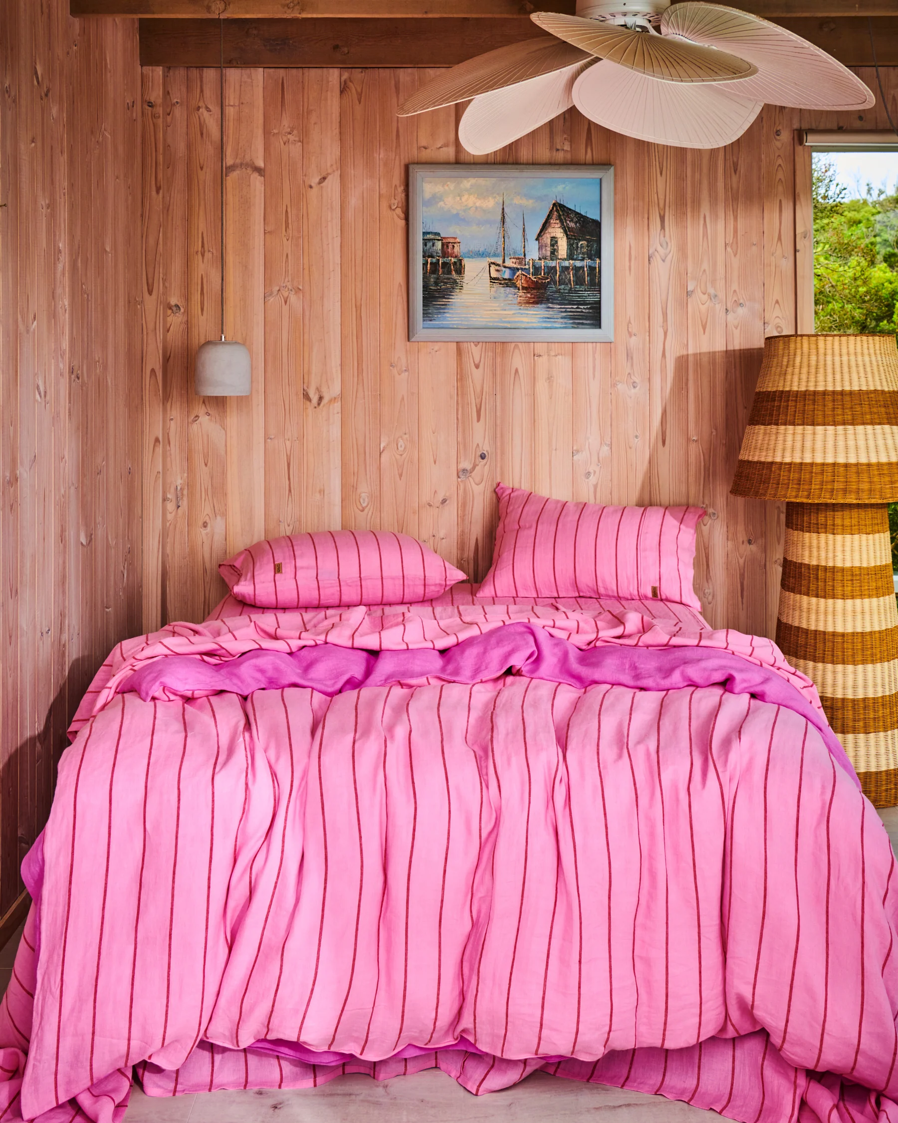 Iced Vovo Stripe Linen Pillowcases - Image 4
