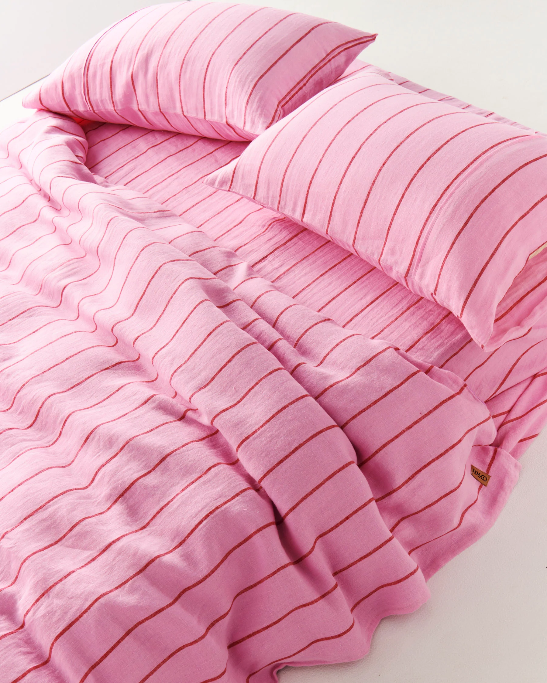 Iced Vovo Stripe Linen Pillowcases - Image 5