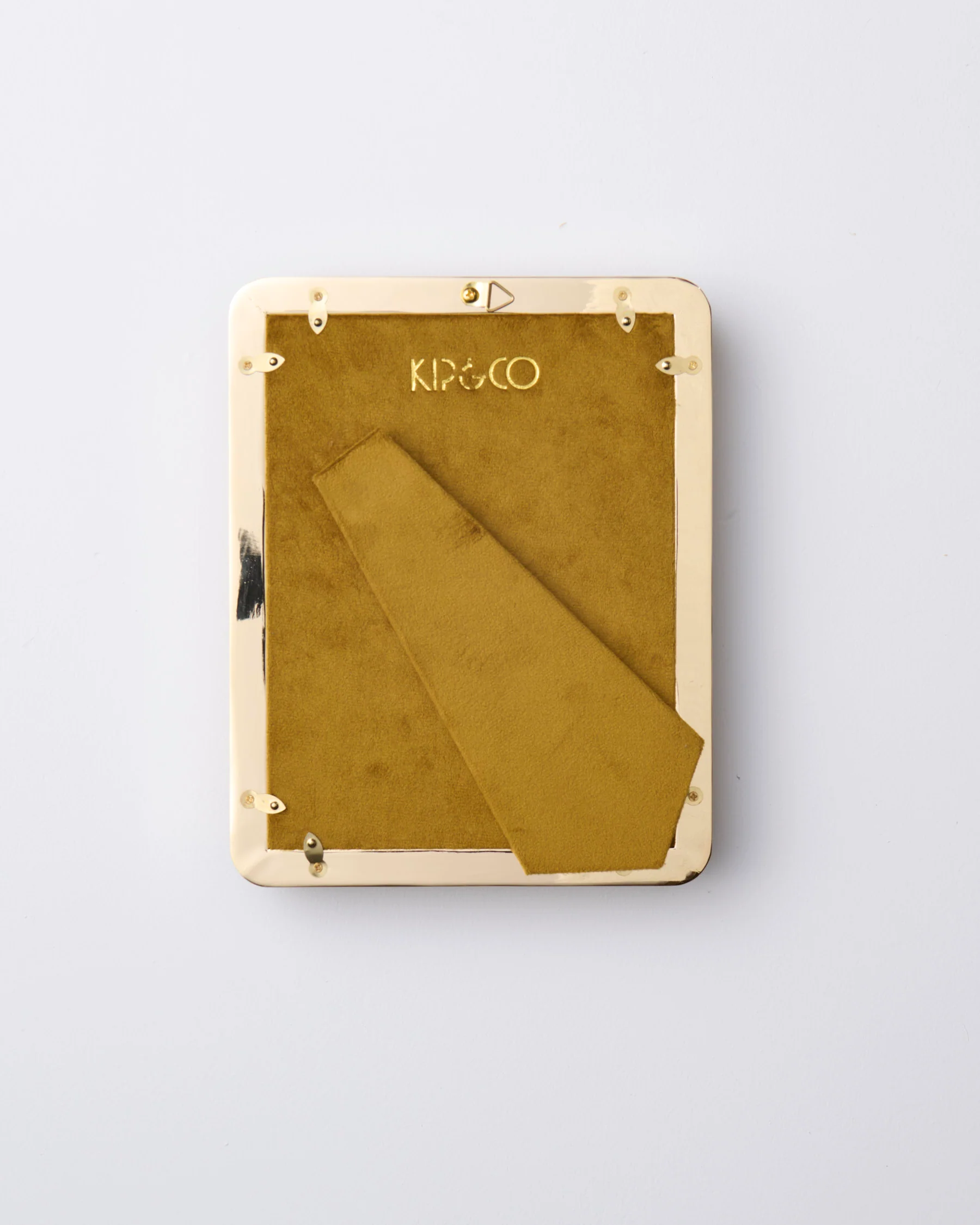Inca Gold Heart Velvet Photo Frame - Image 4