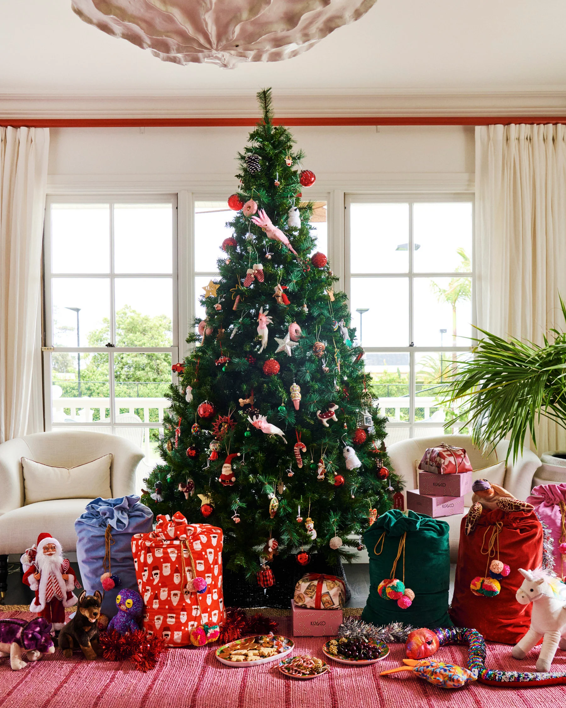 Jade Green Velvet Santa Sack - Image 10