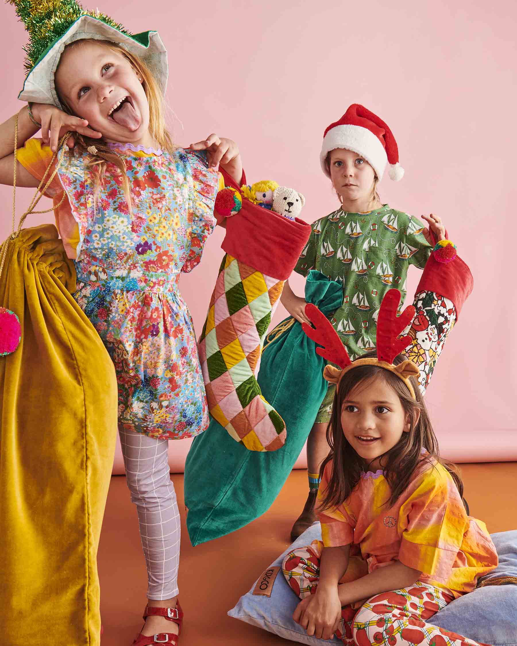 Jade Green Velvet Santa Sack - Image 7