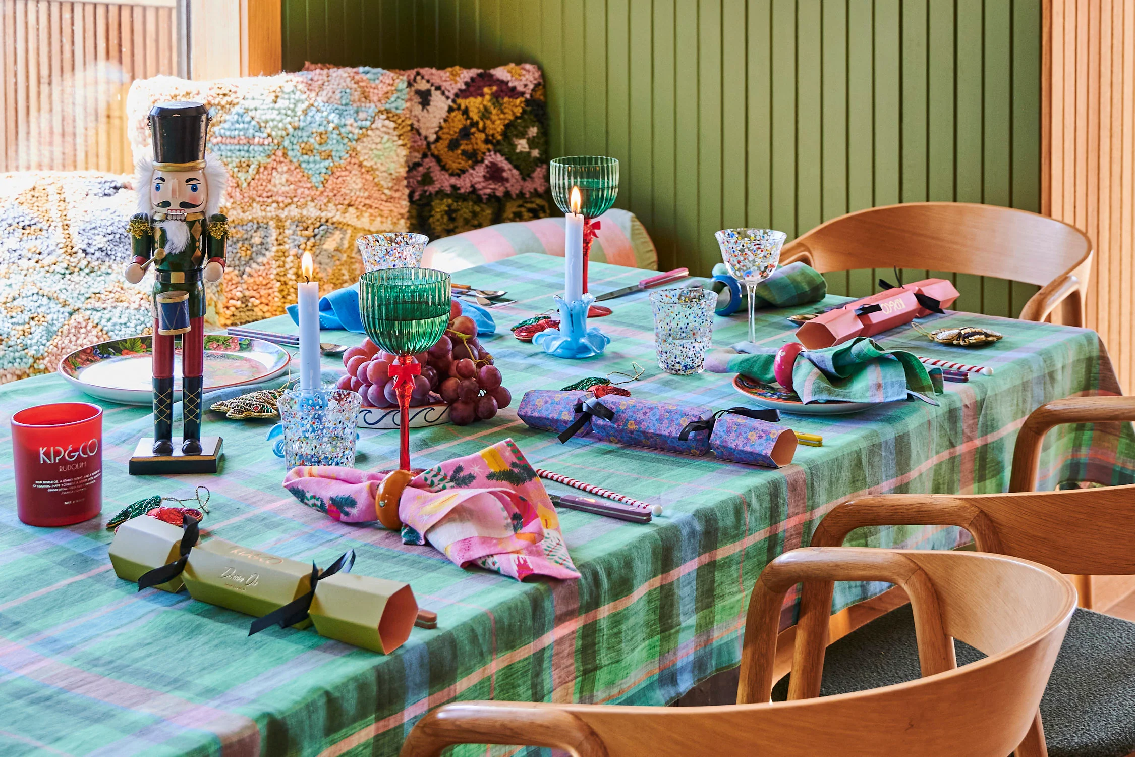 Jewel Of The Nile Tartan Linen Tablecloth - Image 9