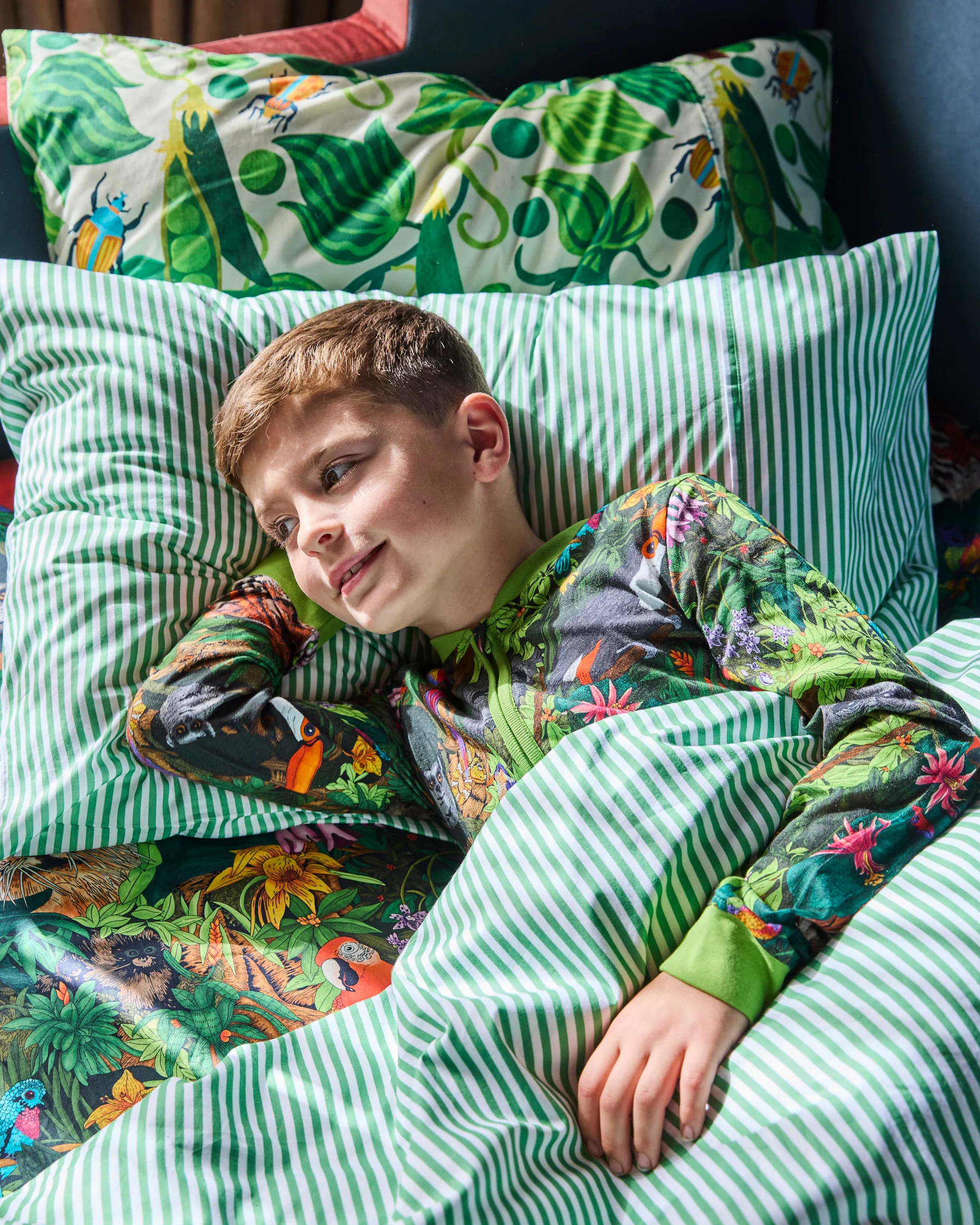 Jungle Life Kids Organic Cotton Pyjama Onesie - Image 4
