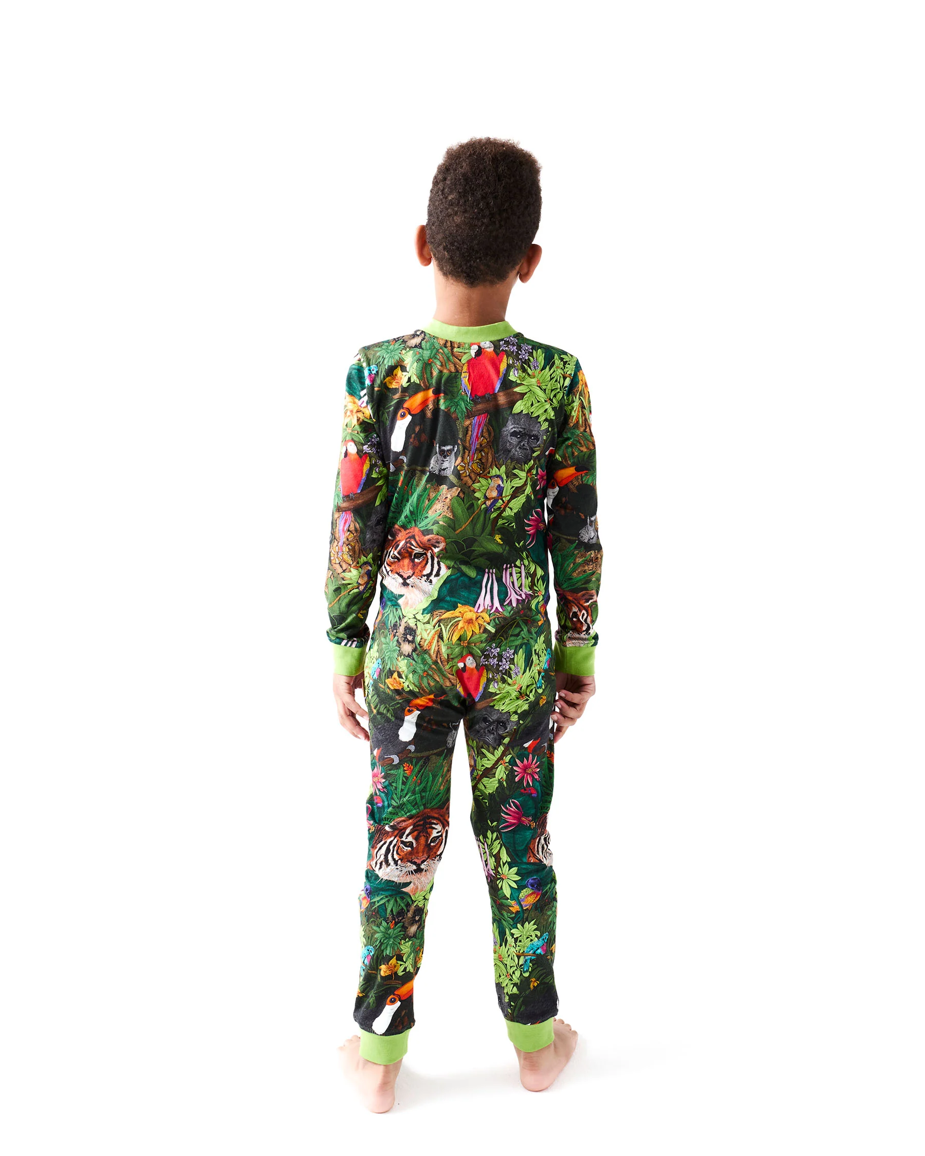 Jungle Life Kids Organic Cotton Pyjama Onesie - Image 5