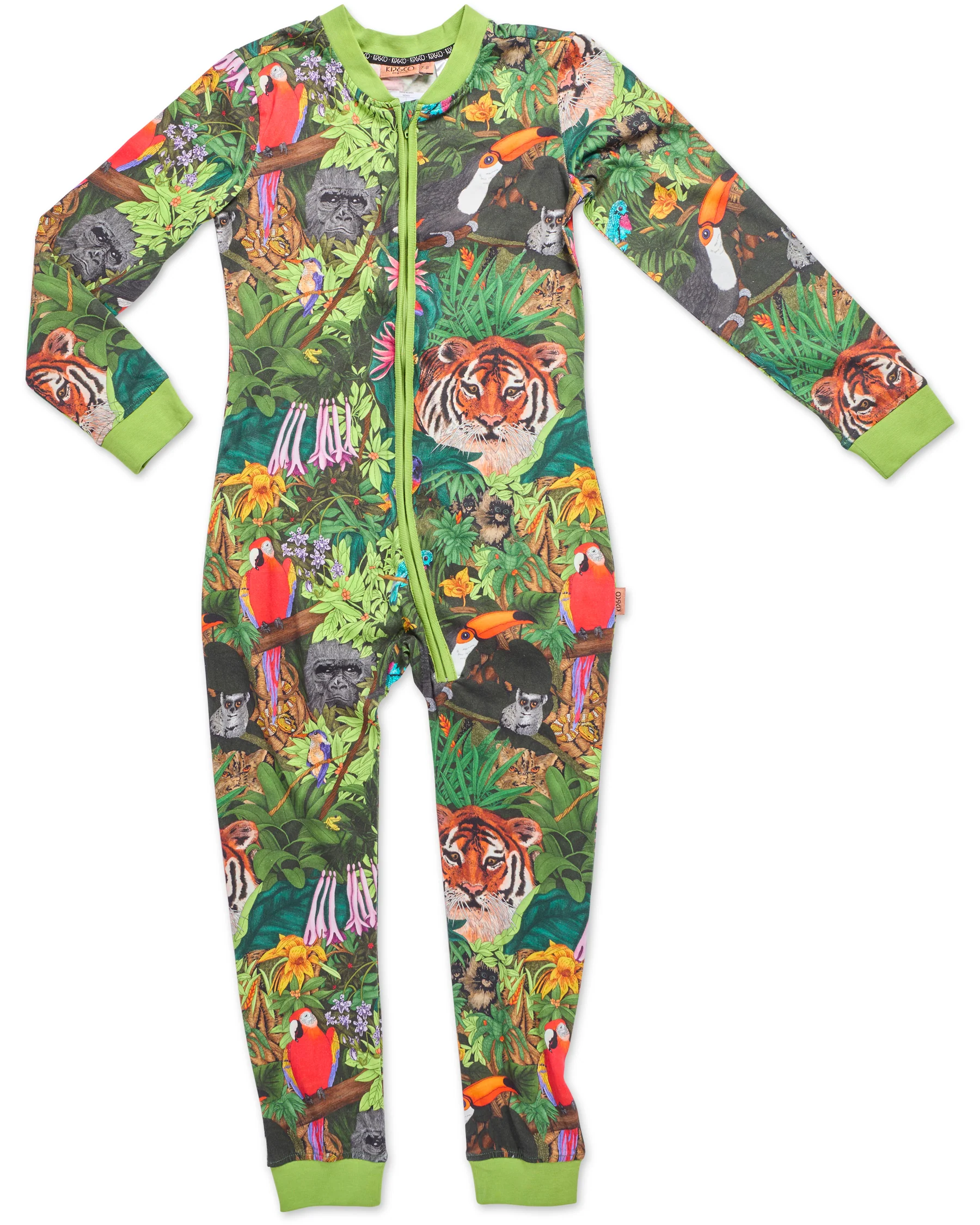 Jungle Life Kids Organic Cotton Pyjama Onesie - Image 6