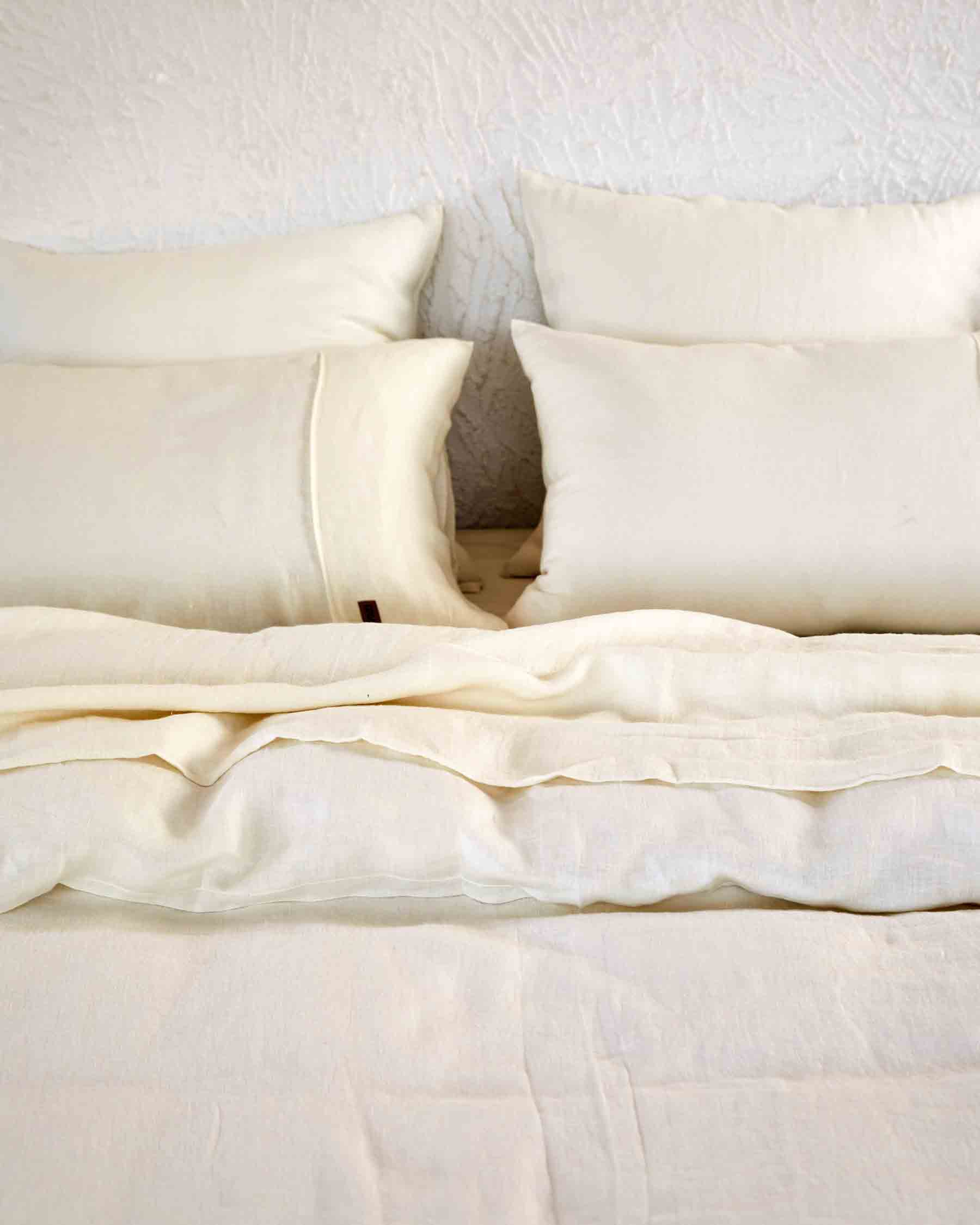 Cloud Dancer Linen Pillowcases - Image 4