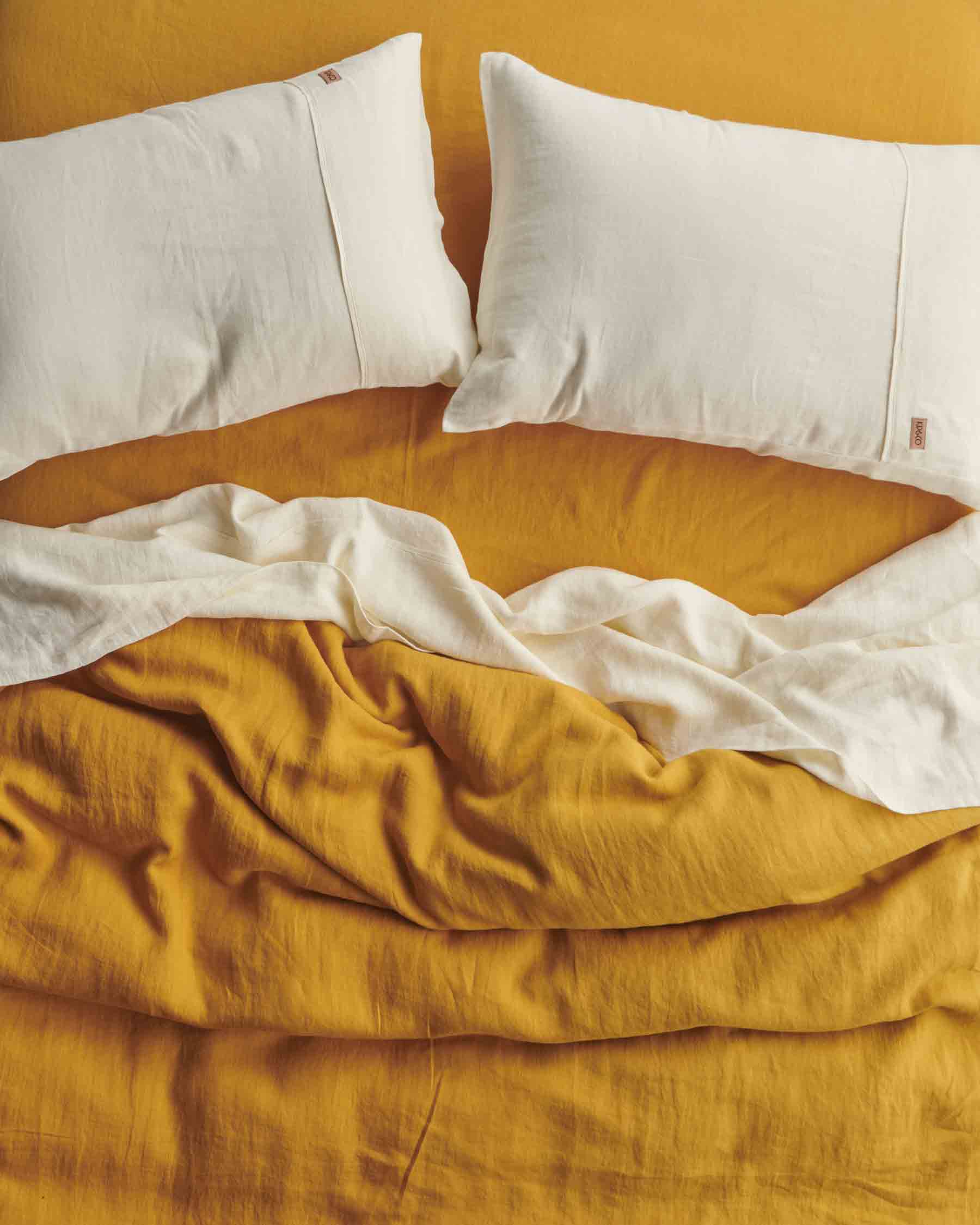 Cloud Dancer Linen Pillowcases - Image 8