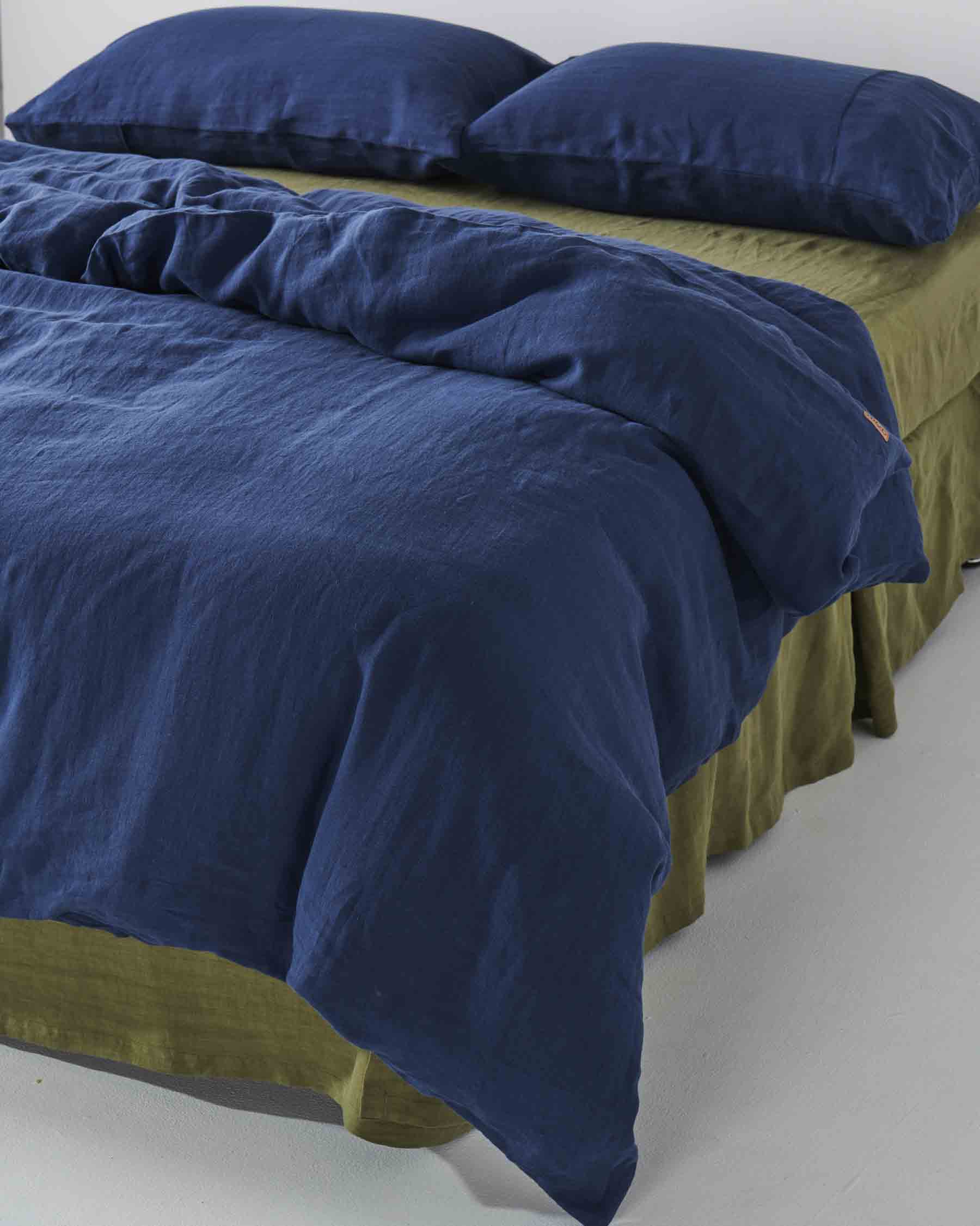Indigo Linen Pillowcases - Image 10