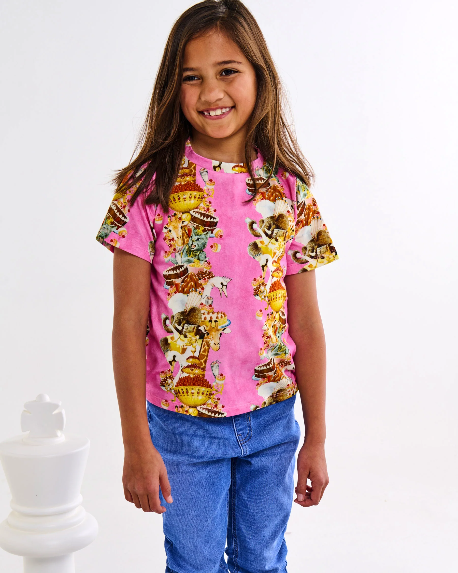 Kip&Co x Eleventh Hour Royal Delight Organic Cotton T-Shirt - Image 5
