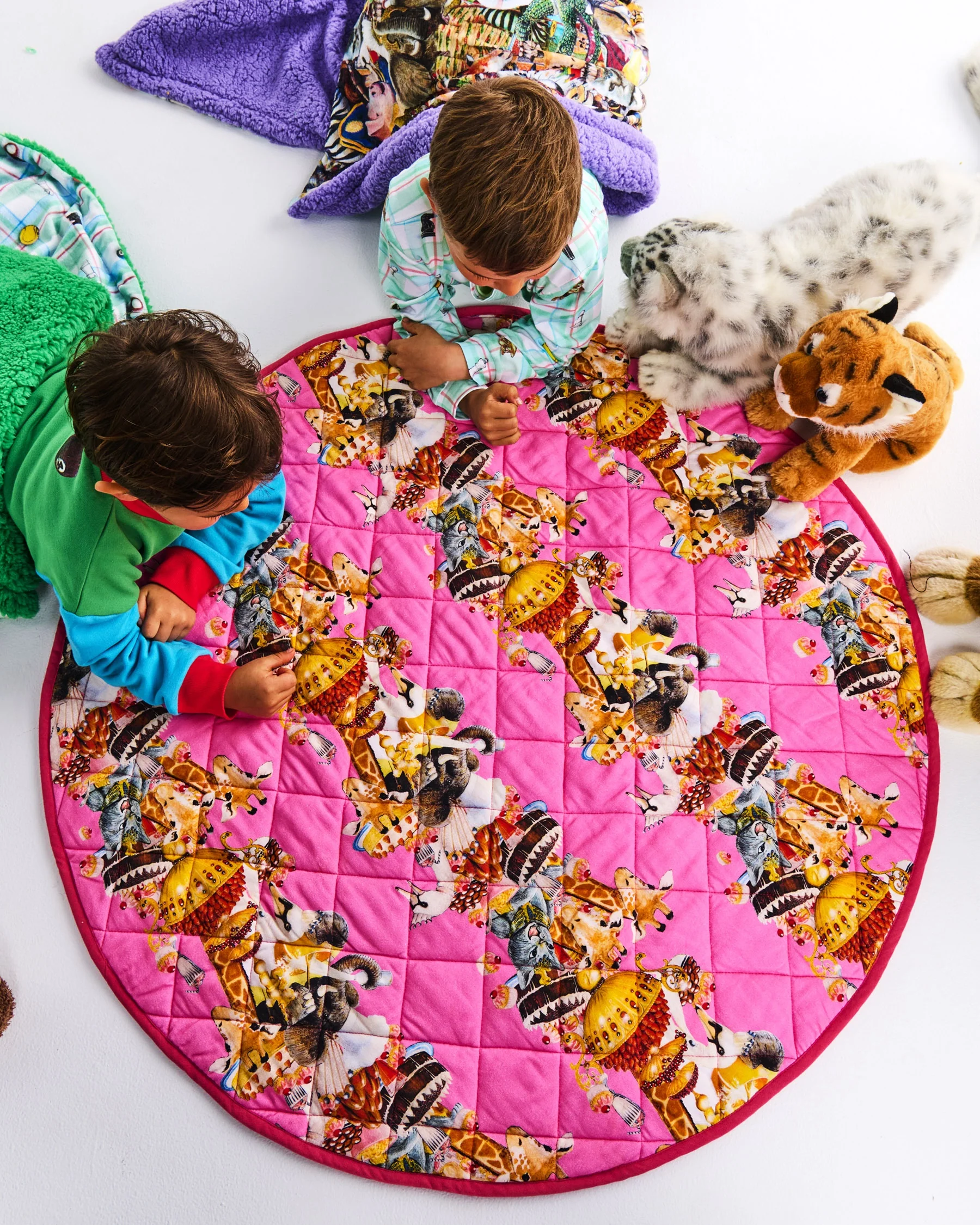 Kip&Co x Eleventh Hour Royal Delight Quilted Baby Play Mat - Image 3