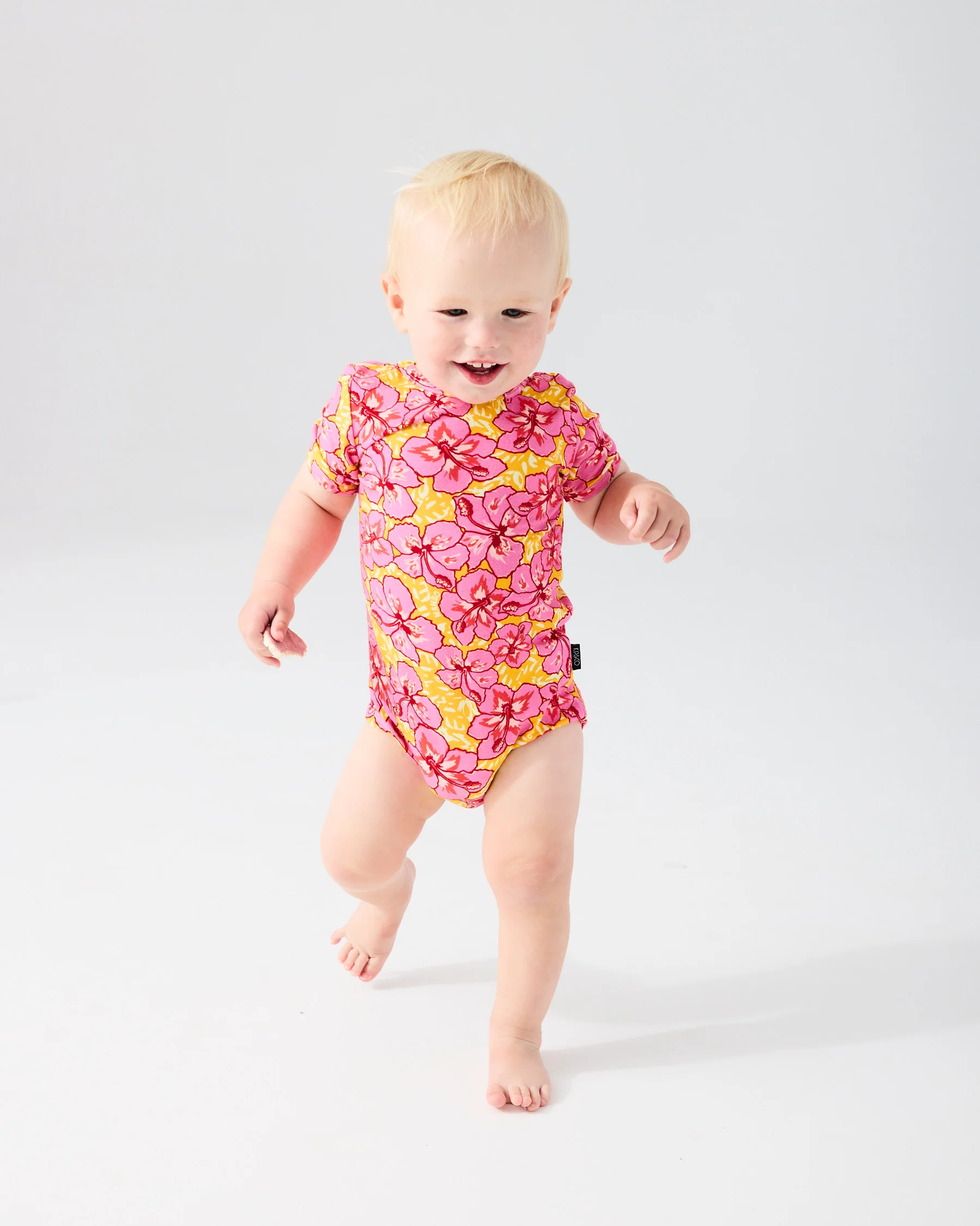 Kip&Co x Mambo Funshine Coast Organic Short Sleeve Romper - Image 3