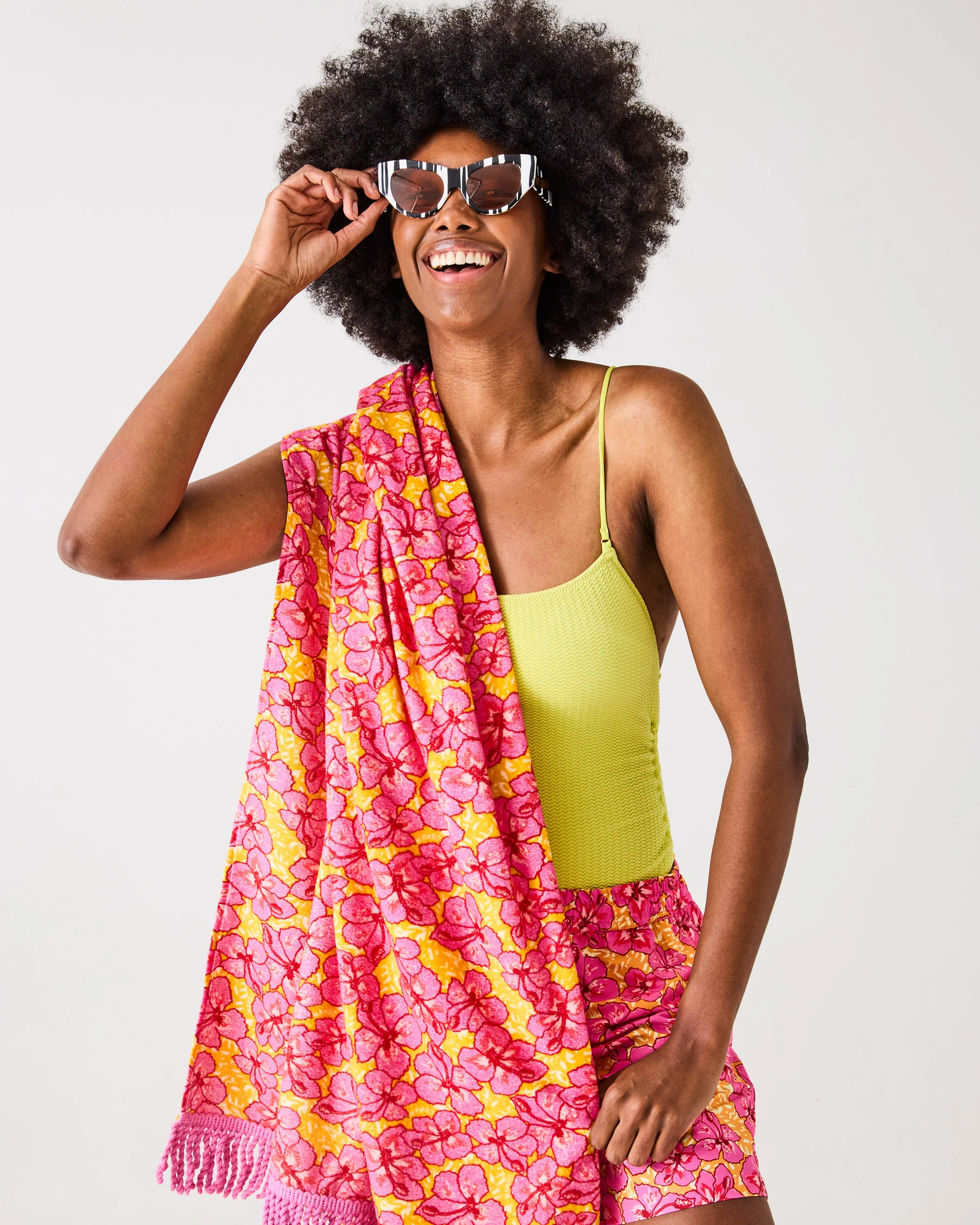 Kip&Co x Mambo Funshine Coast Printed Terry Beach Towel - Image 7