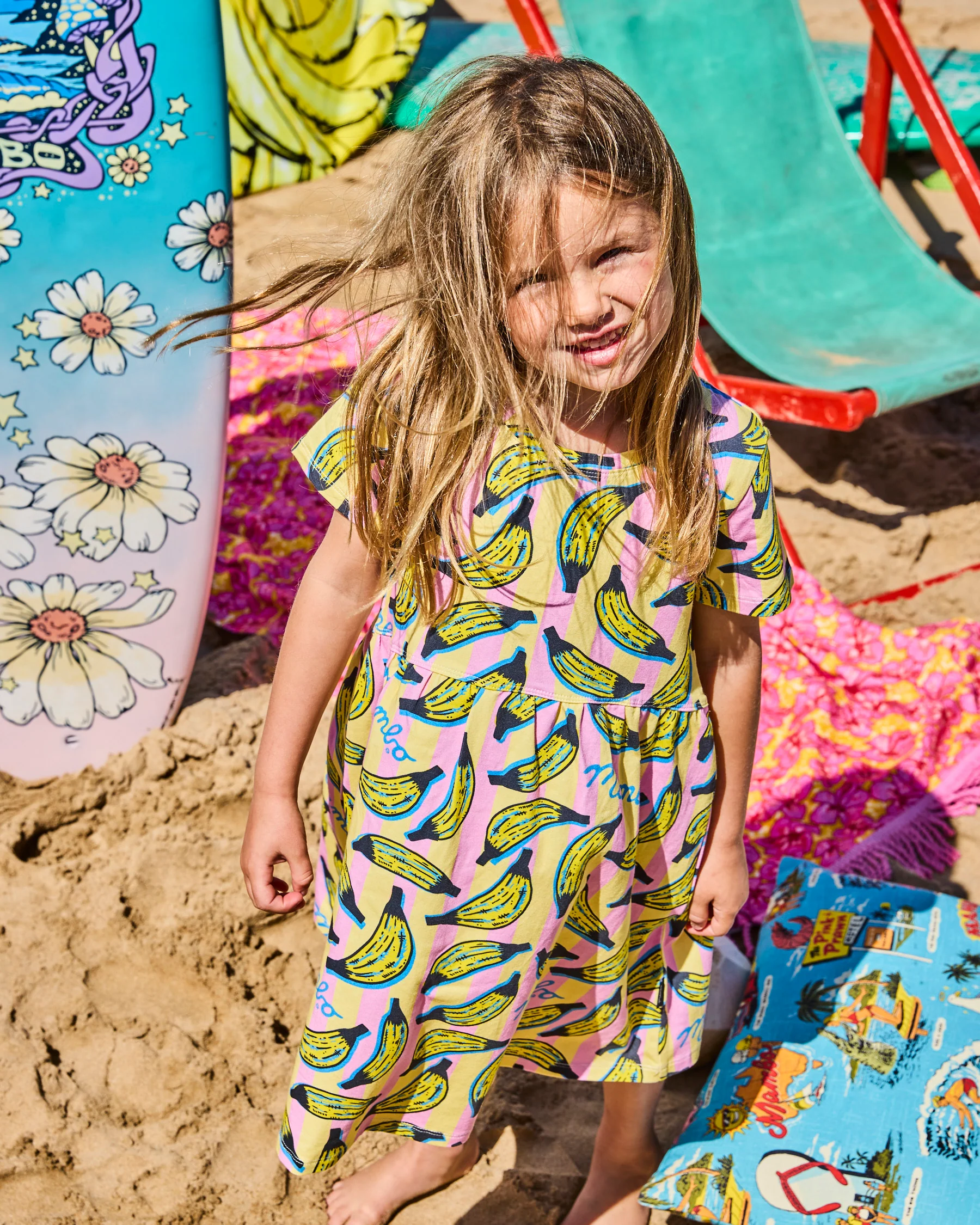 Kip&Co x Mambo Going Bananas Organic Cotton Everyday Dress - Image 2