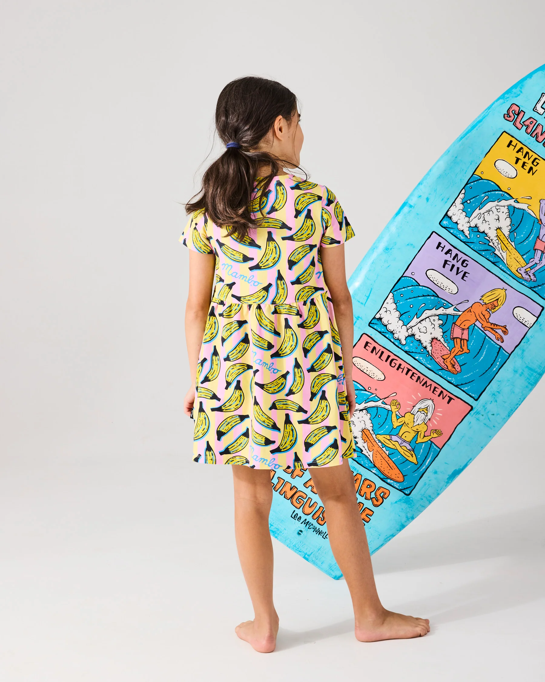 Kip&Co x Mambo Going Bananas Organic Cotton Everyday Dress - Image 7