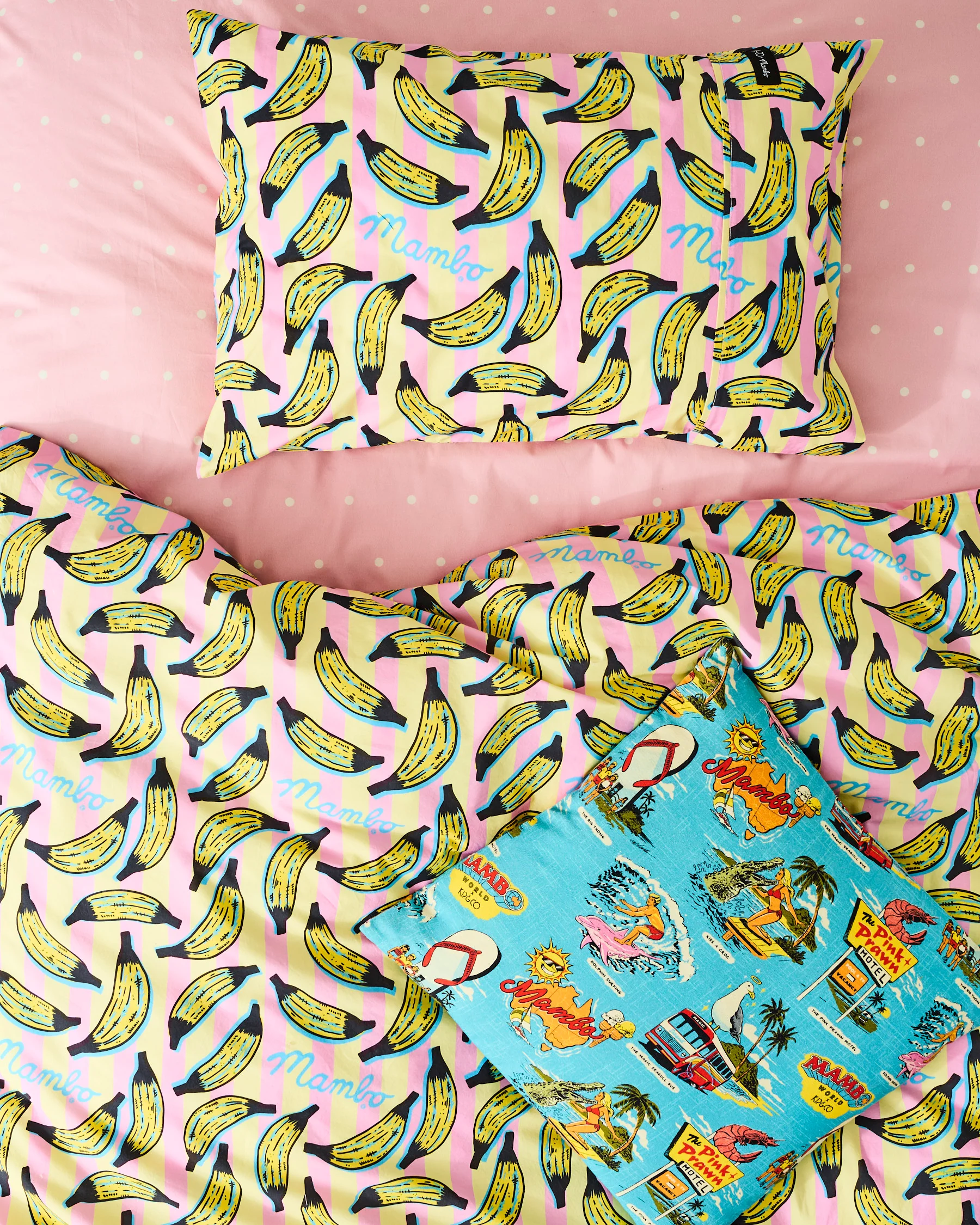 Kip&Co x Mambo Going Bananas Organic Cotton Pillowcase - Image 4