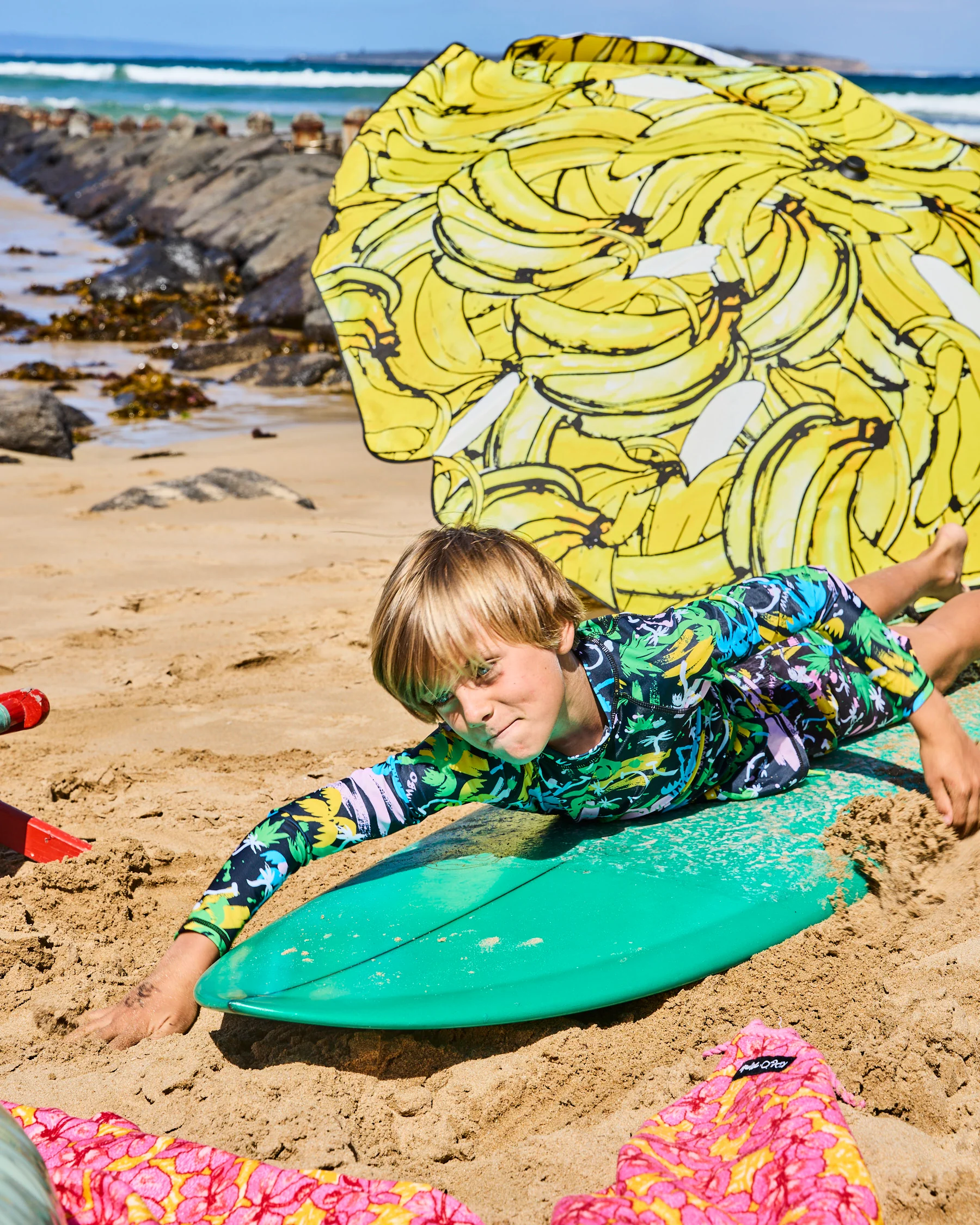 Kip&Co x Mambo Palm Surfer Rash Vest - Image 4