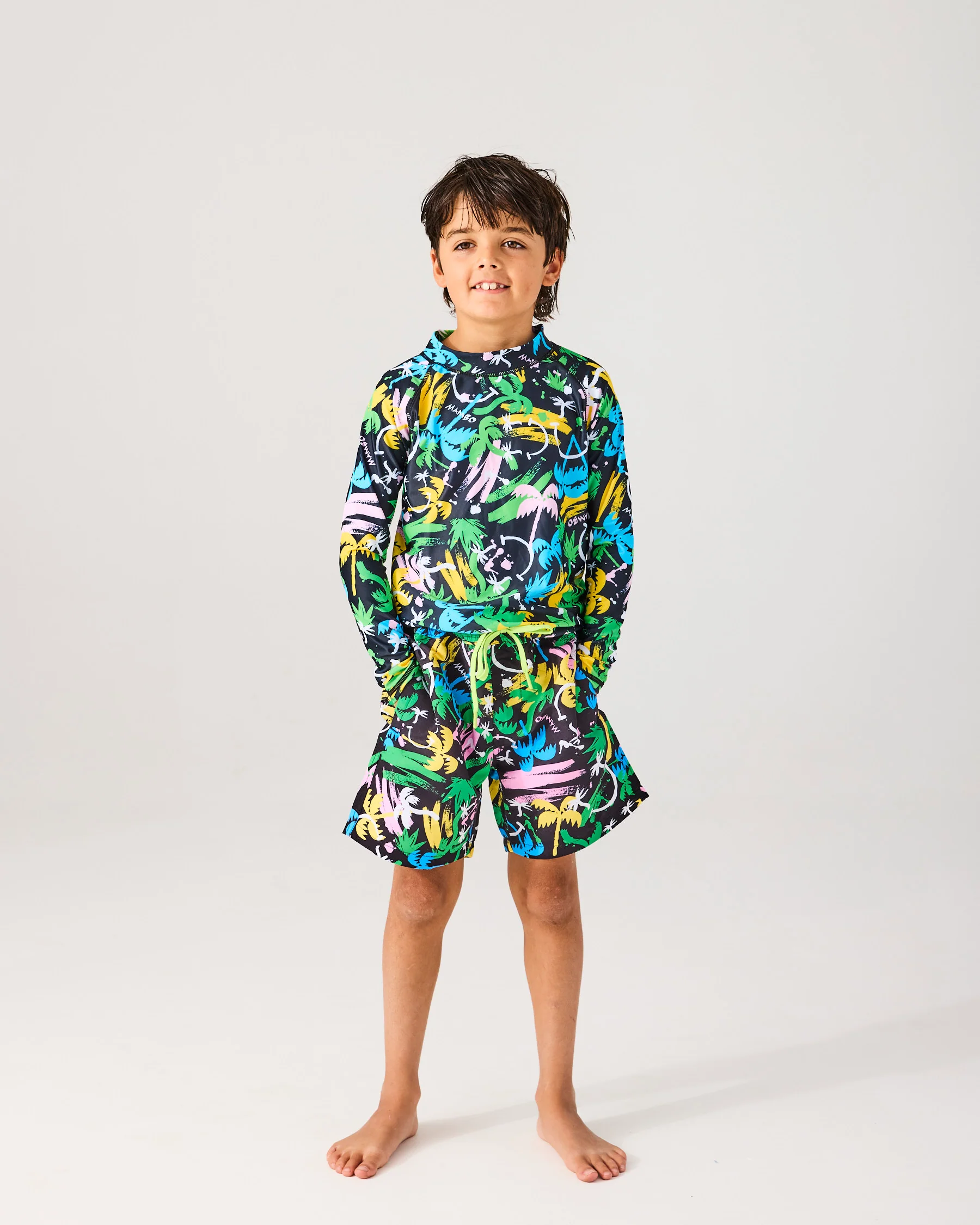 Kip&Co x Mambo Palm Surfer Rash Vest - Image 5