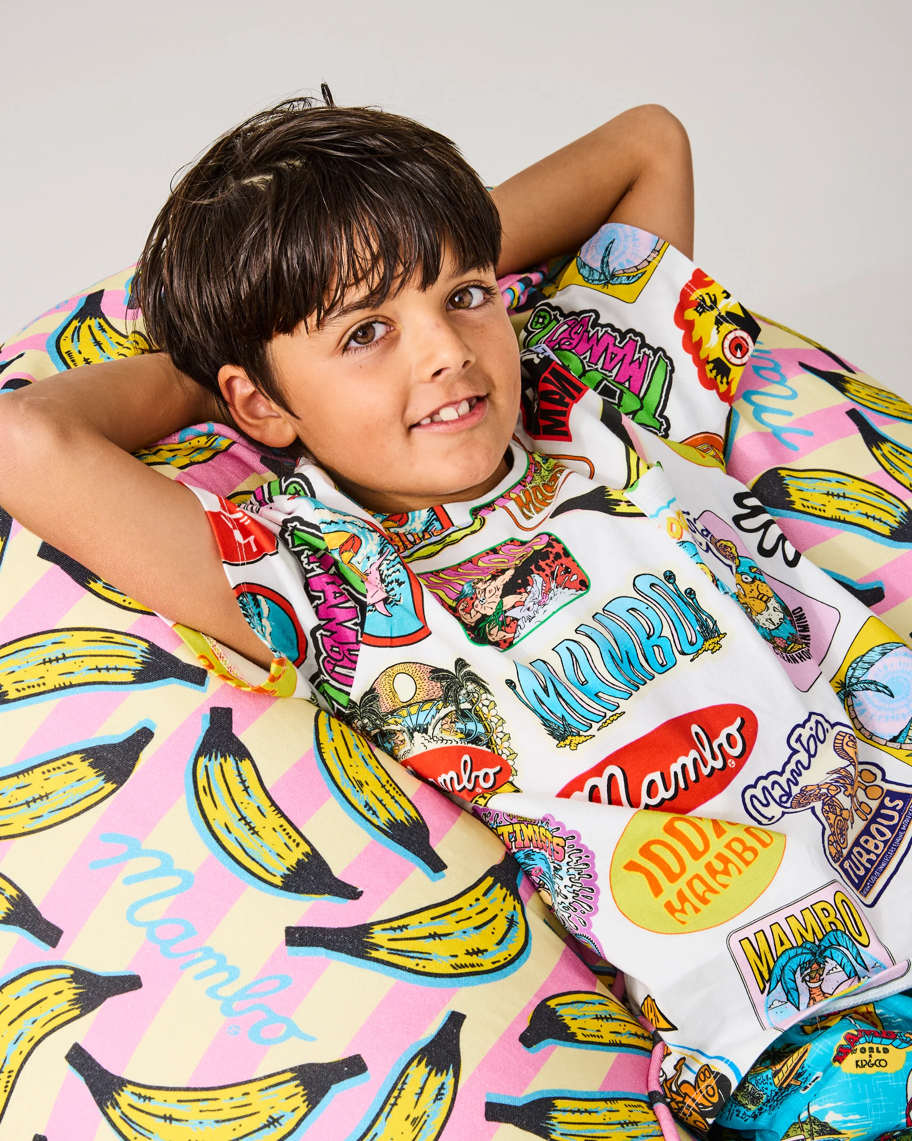 Kip&Co x Mambo Sticker Club Organic Cotton T-Shirt - Image 4