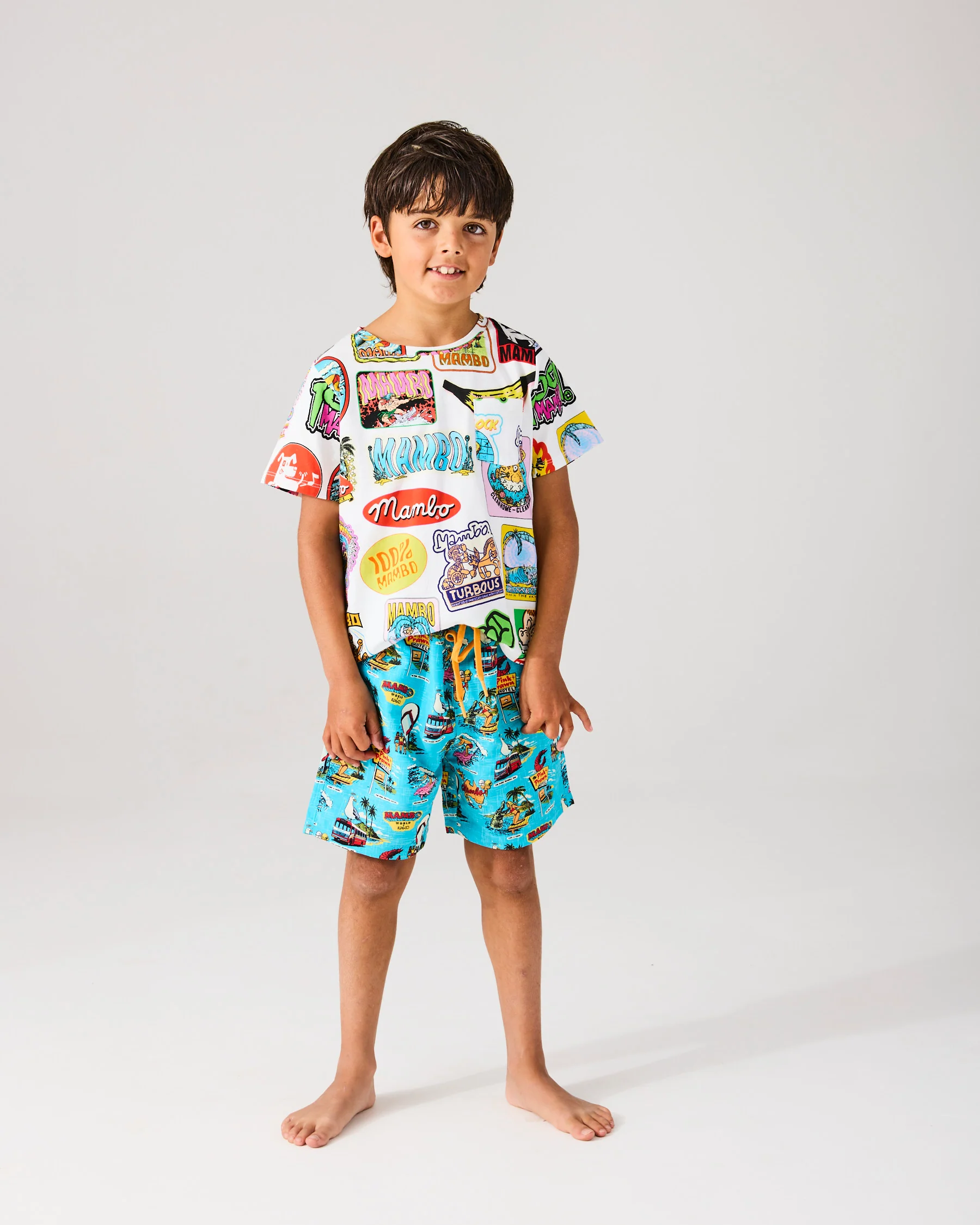 Kip&Co x Mambo Sticker Club Organic Cotton T-Shirt - Image 5