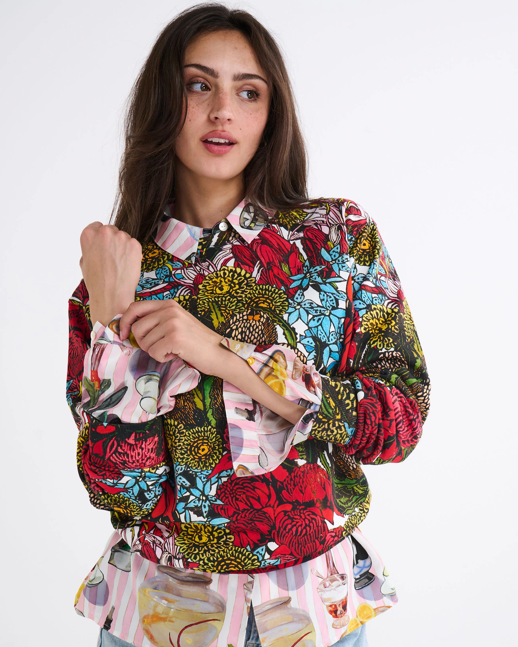 Kip&Co x Margaret Preston Bush Natives Adult Organic Cotton Sweater - Image 3