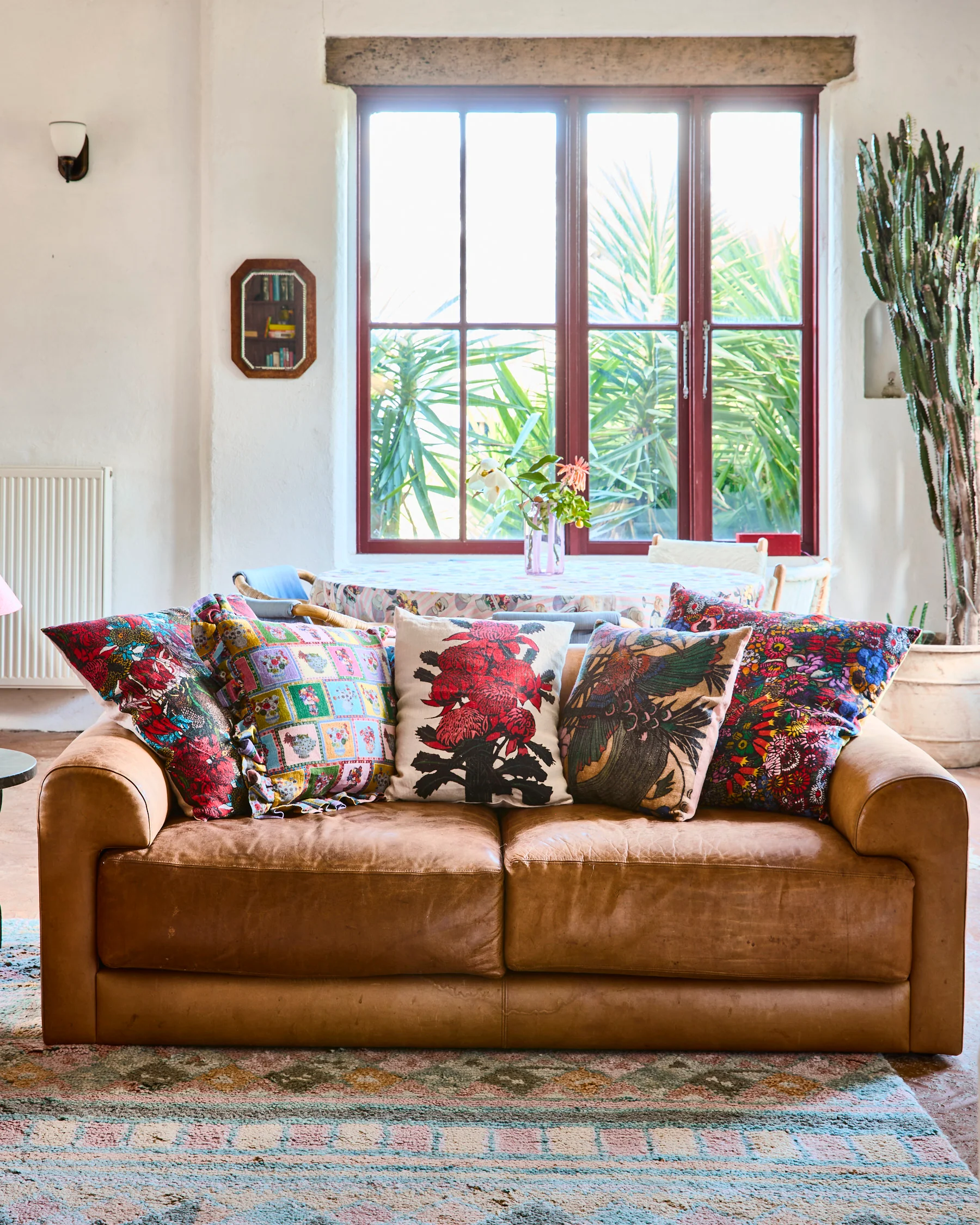 Kip&Co x Margaret Preston Margaret's Vase Frill Upholstery Cushion - Image 6