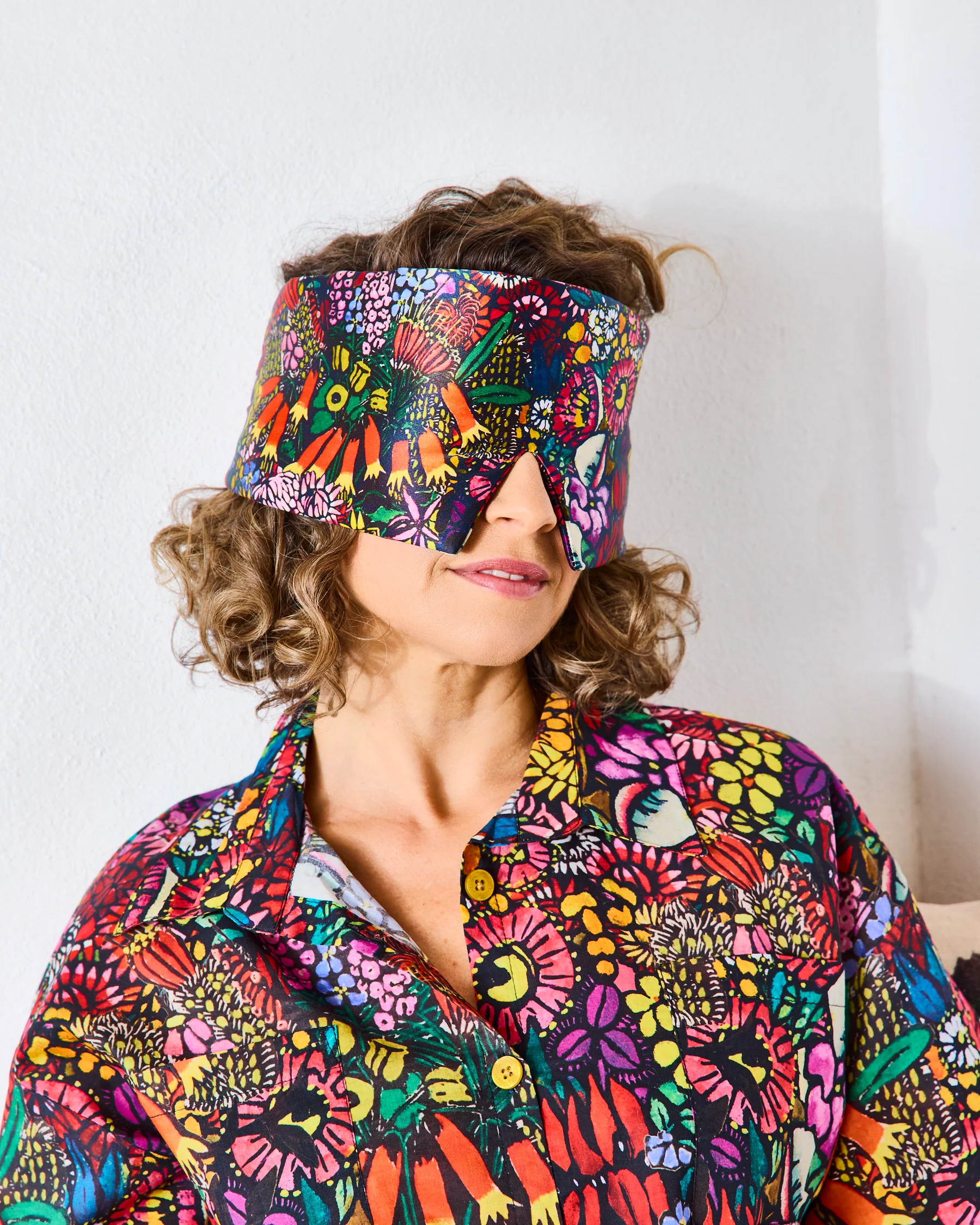 Kip&Co x Margaret Preston Paradise Adult Organic Cotton Short Sleeve Shirt & Short Pyjama Set - Image 5