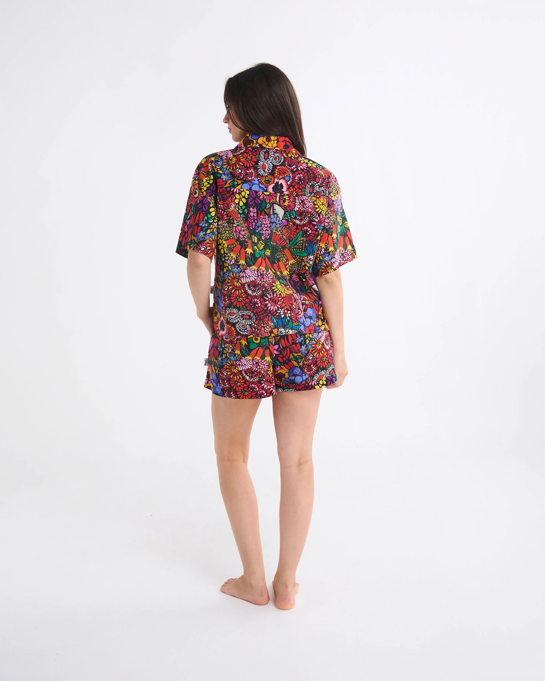 Kip&Co x Margaret Preston Paradise Adult Organic Cotton Short Sleeve Shirt & Short Pyjama Set - Image 7