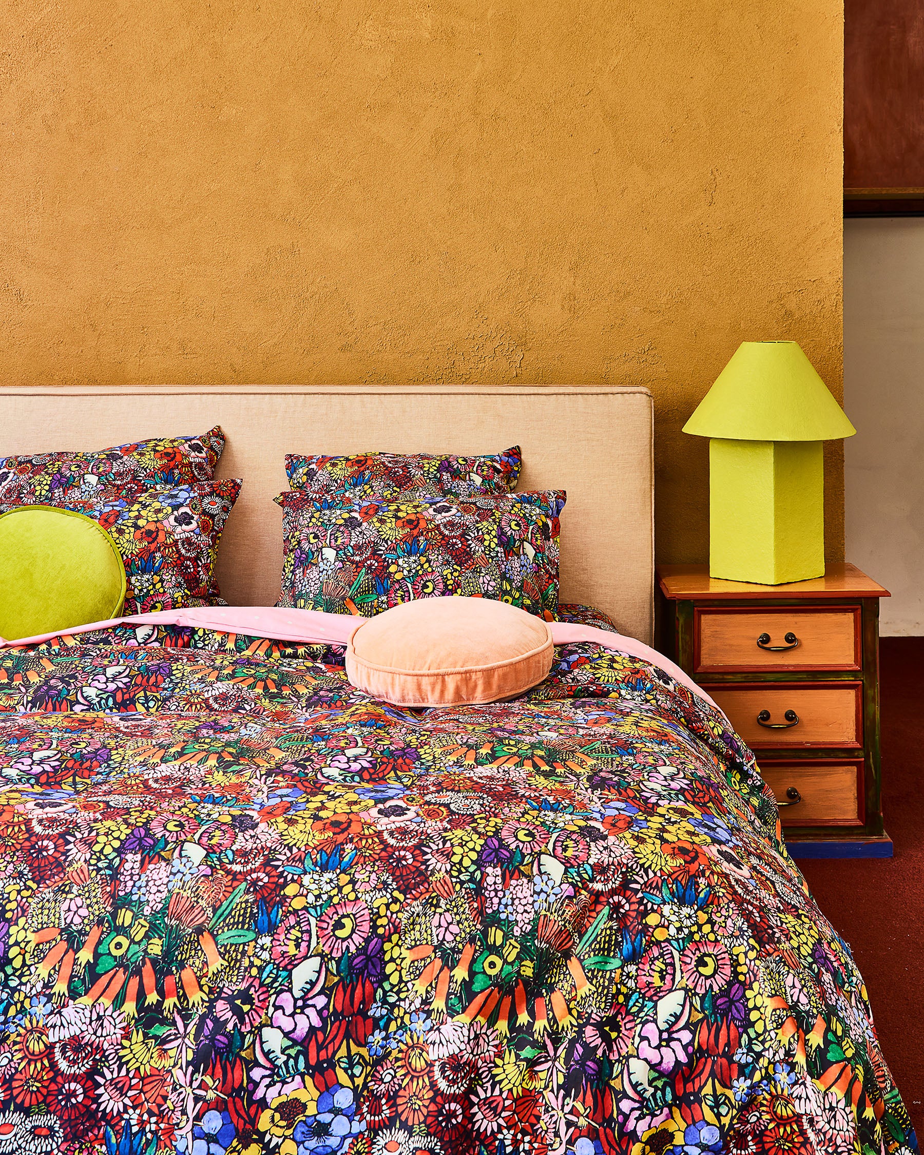 Kip&Co x Margaret Preston Paradise Organic Cotton European Pillowcases - Image 3