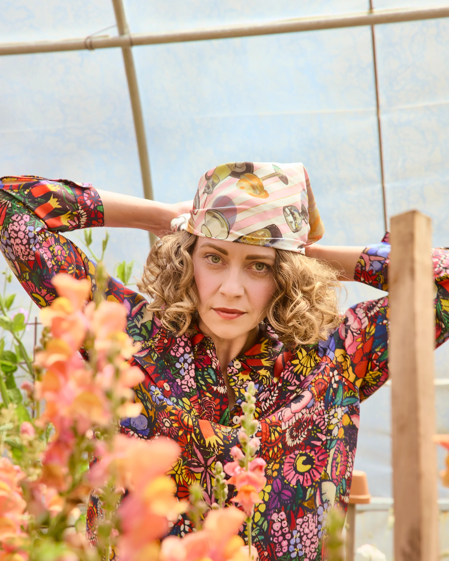 Kip&Co x Margaret Preston Still Life Silk Scarf - Image 5