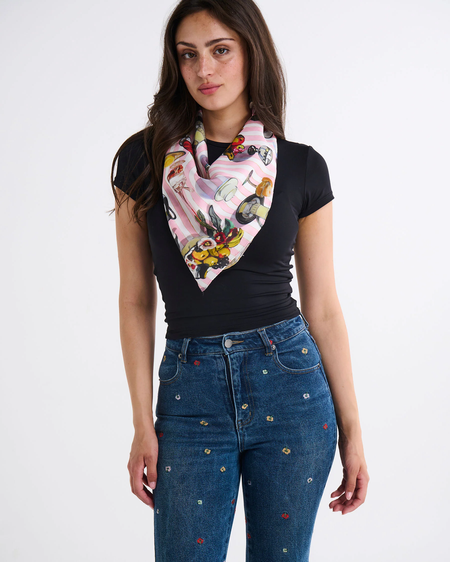 Kip&Co x Margaret Preston Still Life Silk Scarf - Image 7