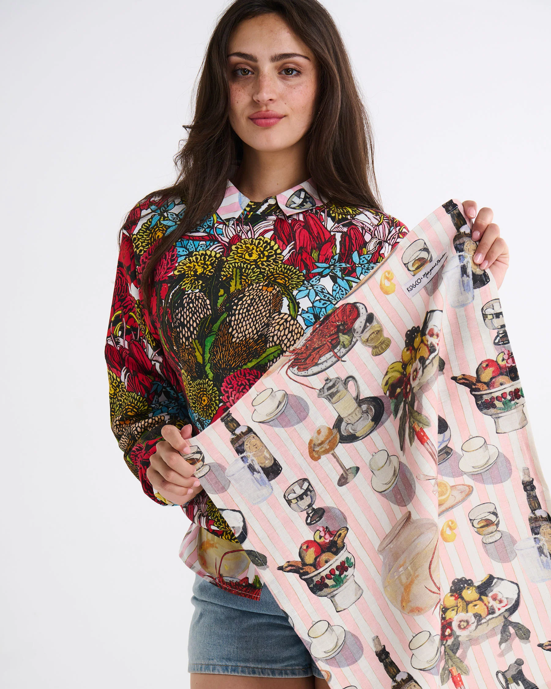 Kip&Co x Margaret Preston Still Life Tea Towel - Image 4