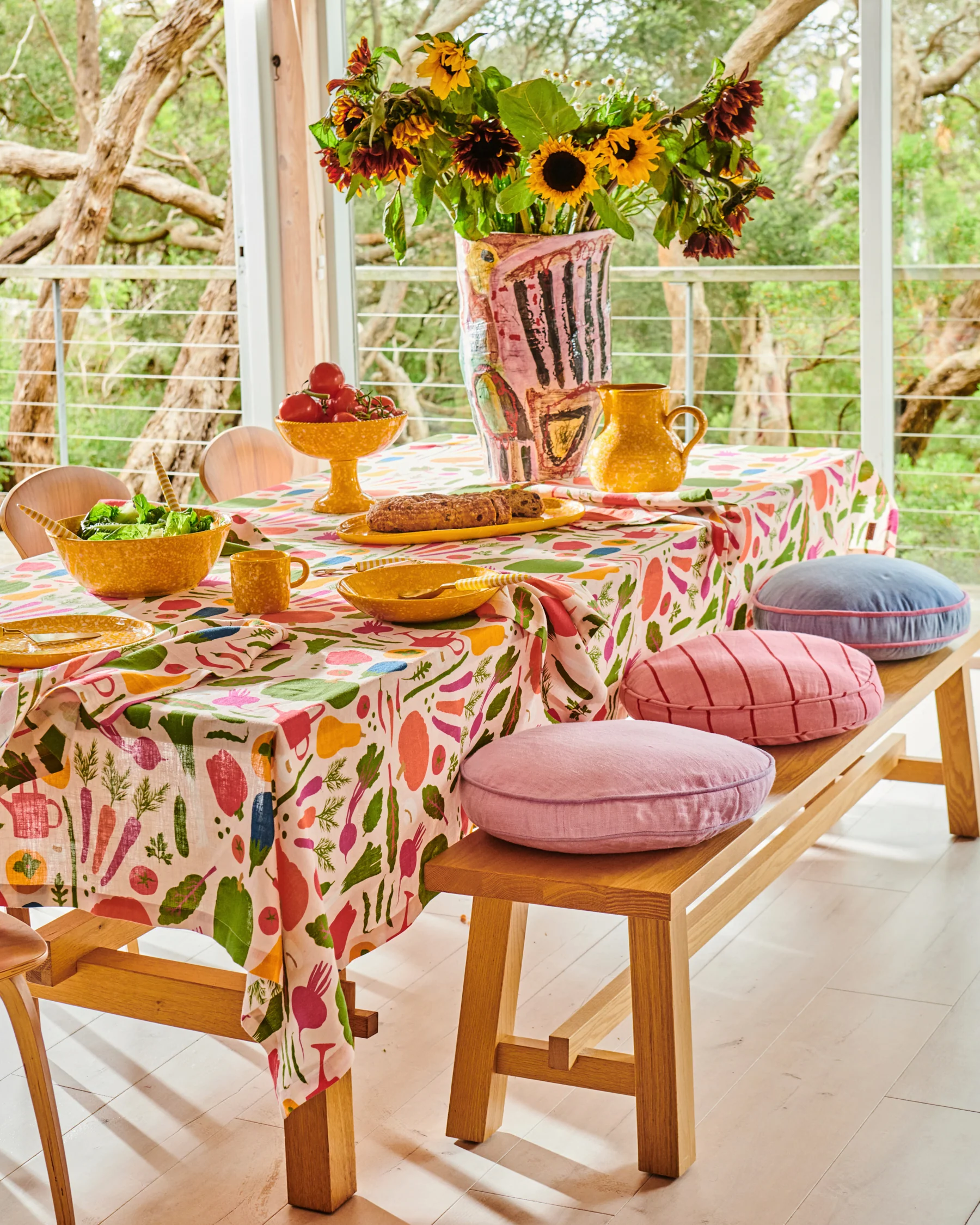 Kip&Co x Stephanie Alexander Stephanie's Harvest Linen Tablecloth - Image 2