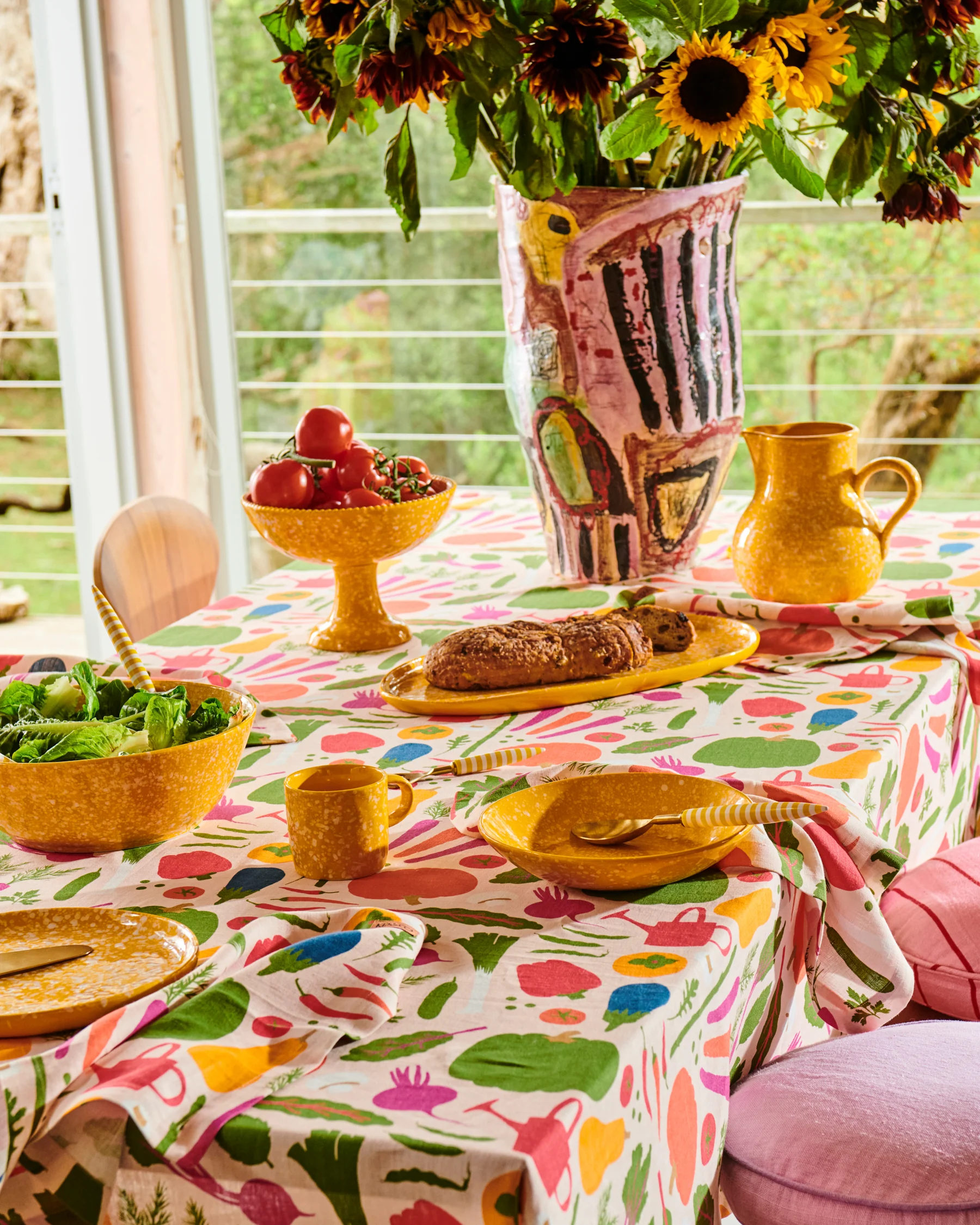Kip&Co x Stephanie Alexander Stephanie's Harvest Linen Tablecloth - Image 3