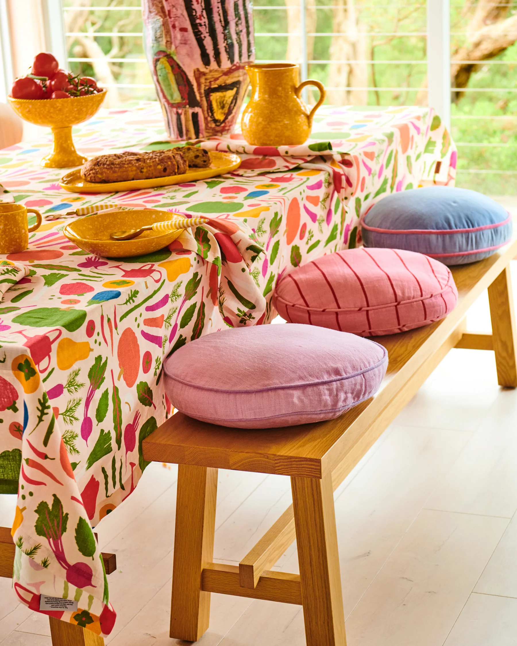 Kip&Co x Stephanie Alexander Stephanie's Harvest Linen Tablecloth - Image 7